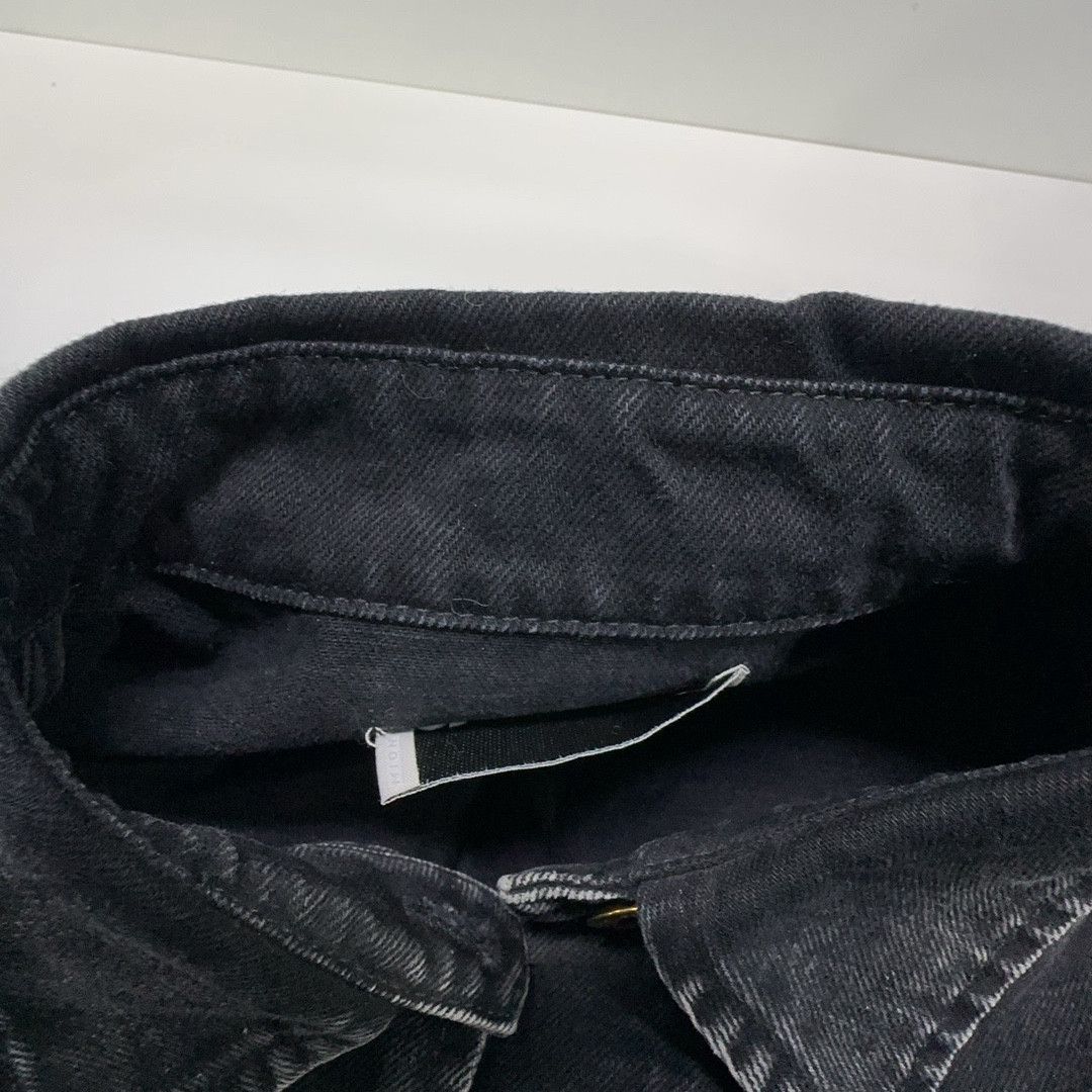 Miu Miu Miu Miu Black Logo Denim Jacket Size 42 Size M / US 6-8 / IT 42-44 - 8 Thumbnail