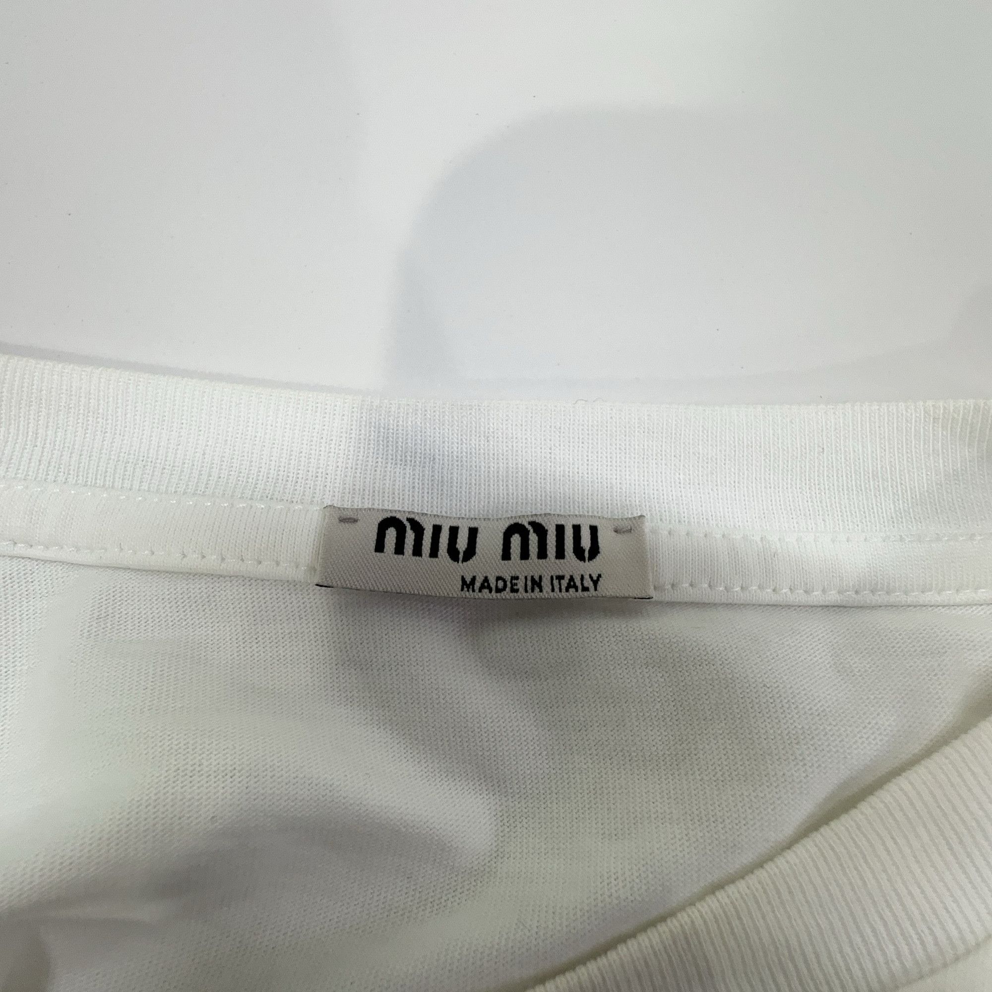 Miu Miu Miu Miu Graphic Print T-Shirt Size L Size L / US 10 / IT 46 - 5 Thumbnail
