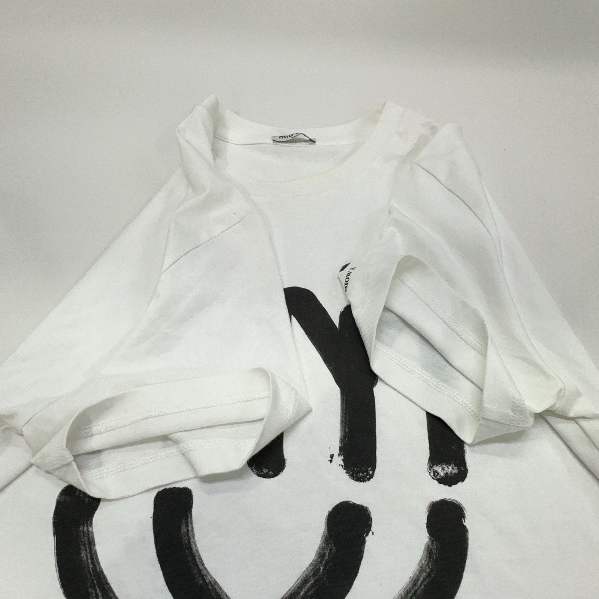 Miu Miu Miu Miu Graphic Print T-Shirt Size L Size L / US 10 / IT 46 - 14 Thumbnail