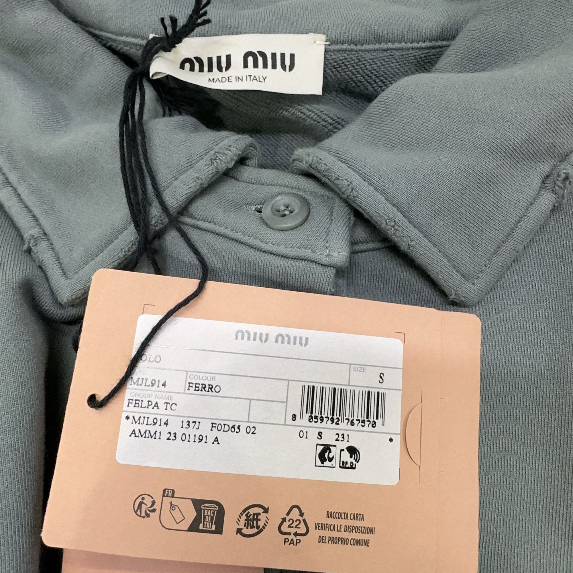 Miu Miu Miu Miu Logo Embroidery Sweatshirt Size S Size S / US 4 / IT 40 - 5 Thumbnail
