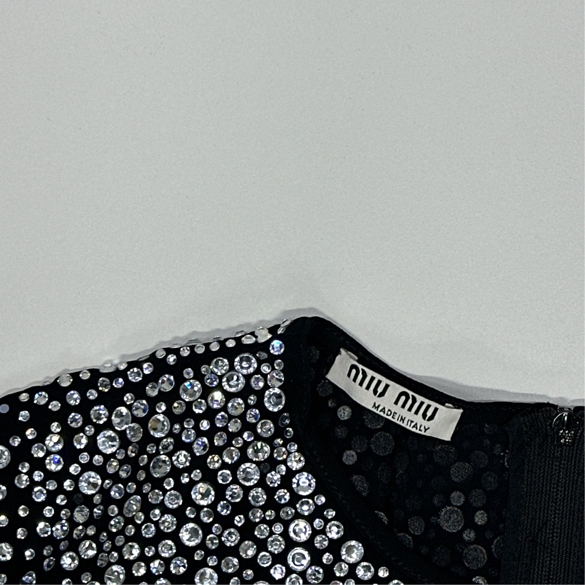 Miu Miu Miu Miu Rhinestone Long Sleeve Top Size 38 Size XS / US 0-2 / IT 36-38 - 5 Thumbnail