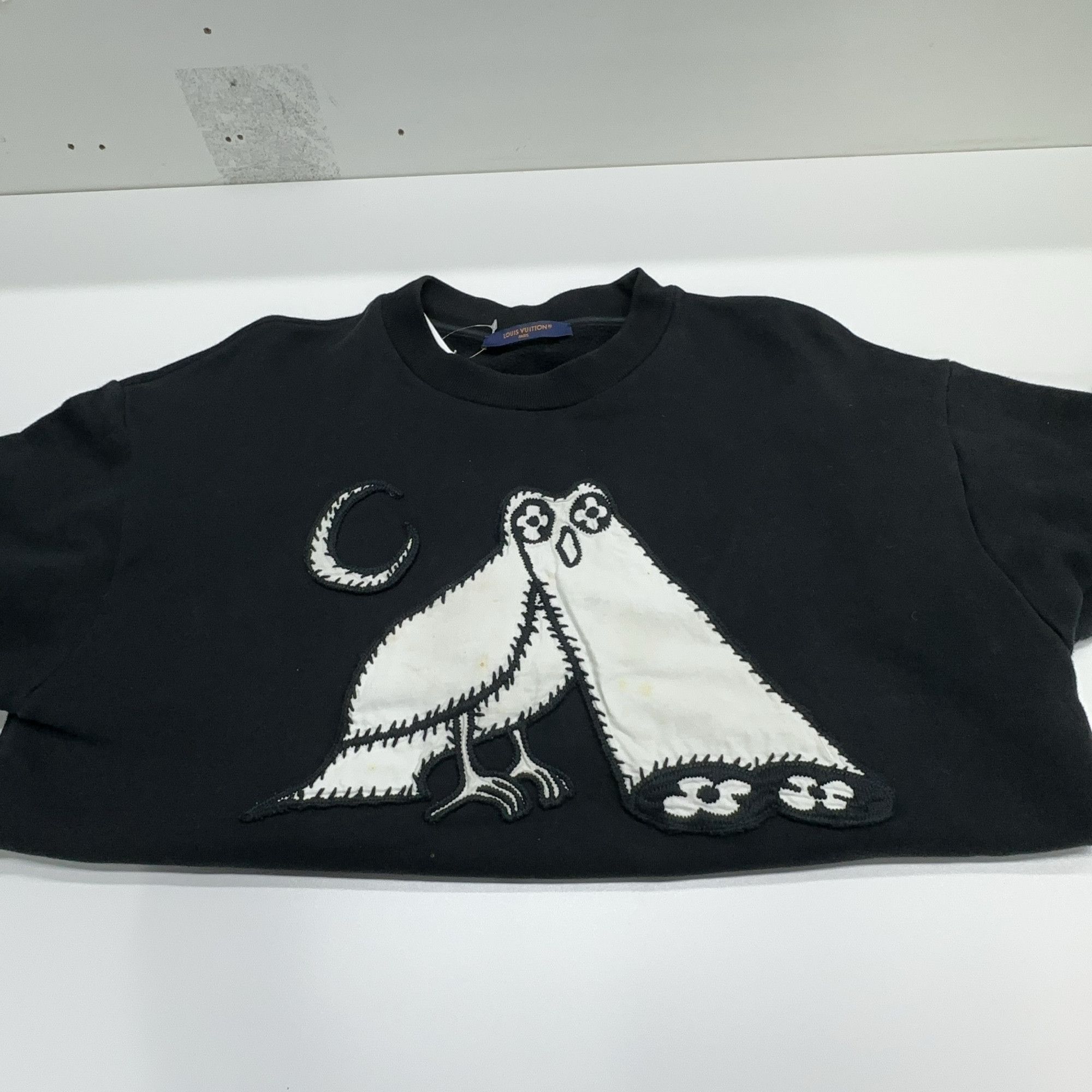 Louis Vuitton Louis Vuitton Owl Embroidered Sweatshirt Size L Size US L / EU 52-54 / 3 - 6 Thumbnail
