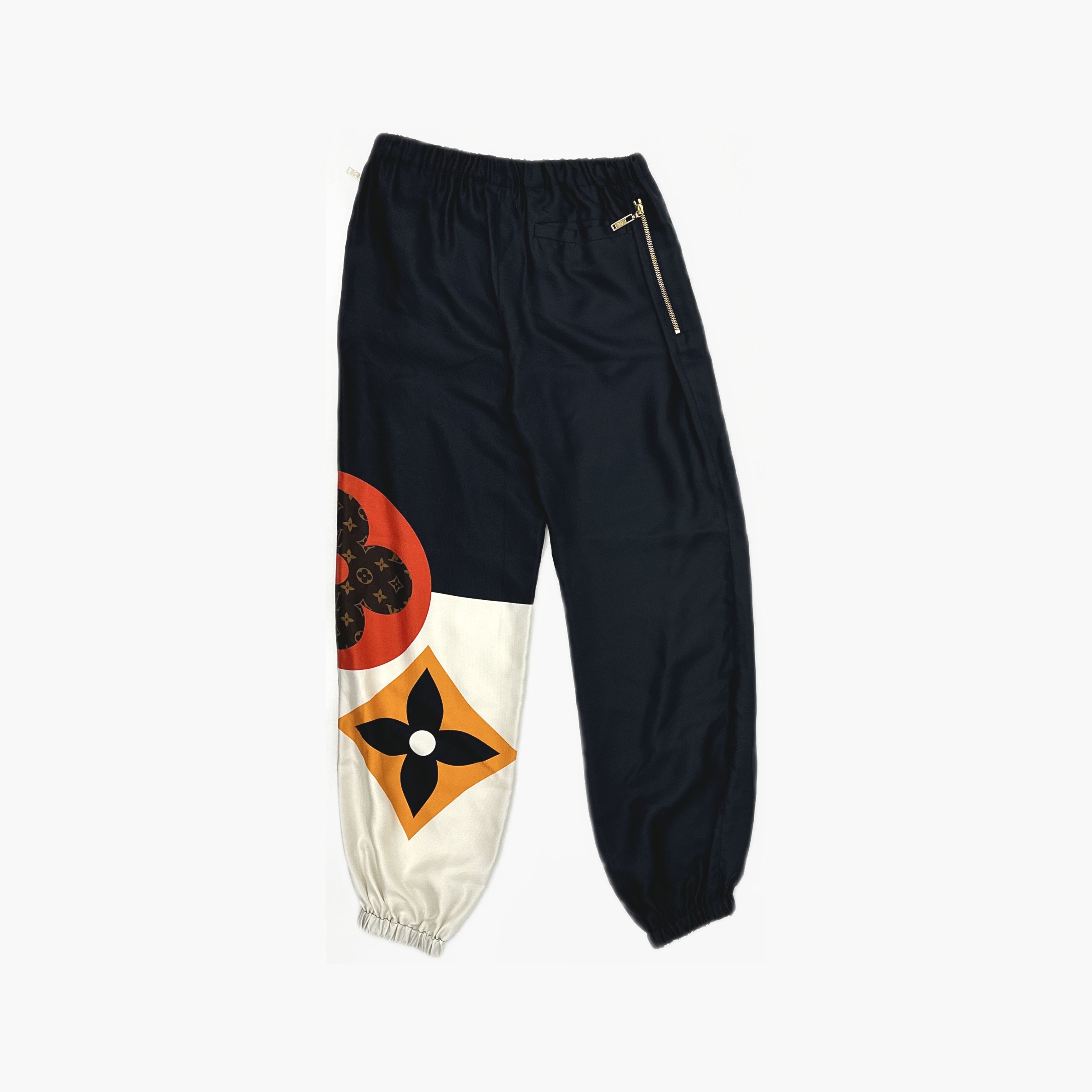 Louis Vuitton Louis Vuitton Monogram Silk Joggers Size 36 Size 26" / US 2 / IT 38 - 2 Thumbnail