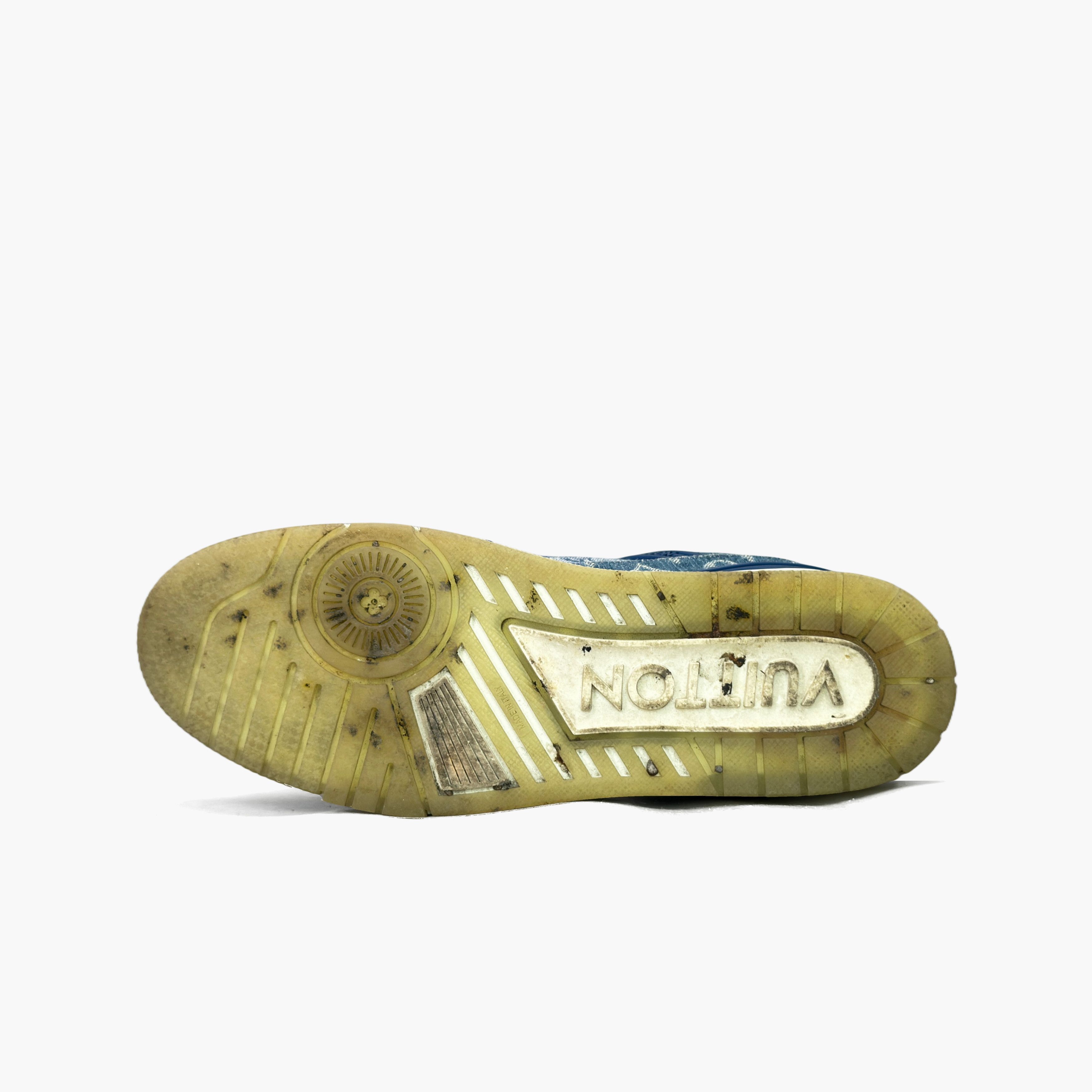 Louis Vuitton Louis Vuitton Monogram Denim Trainer Sneakers Size 10 Size US 11 / EU 44 - 8 Thumbnail