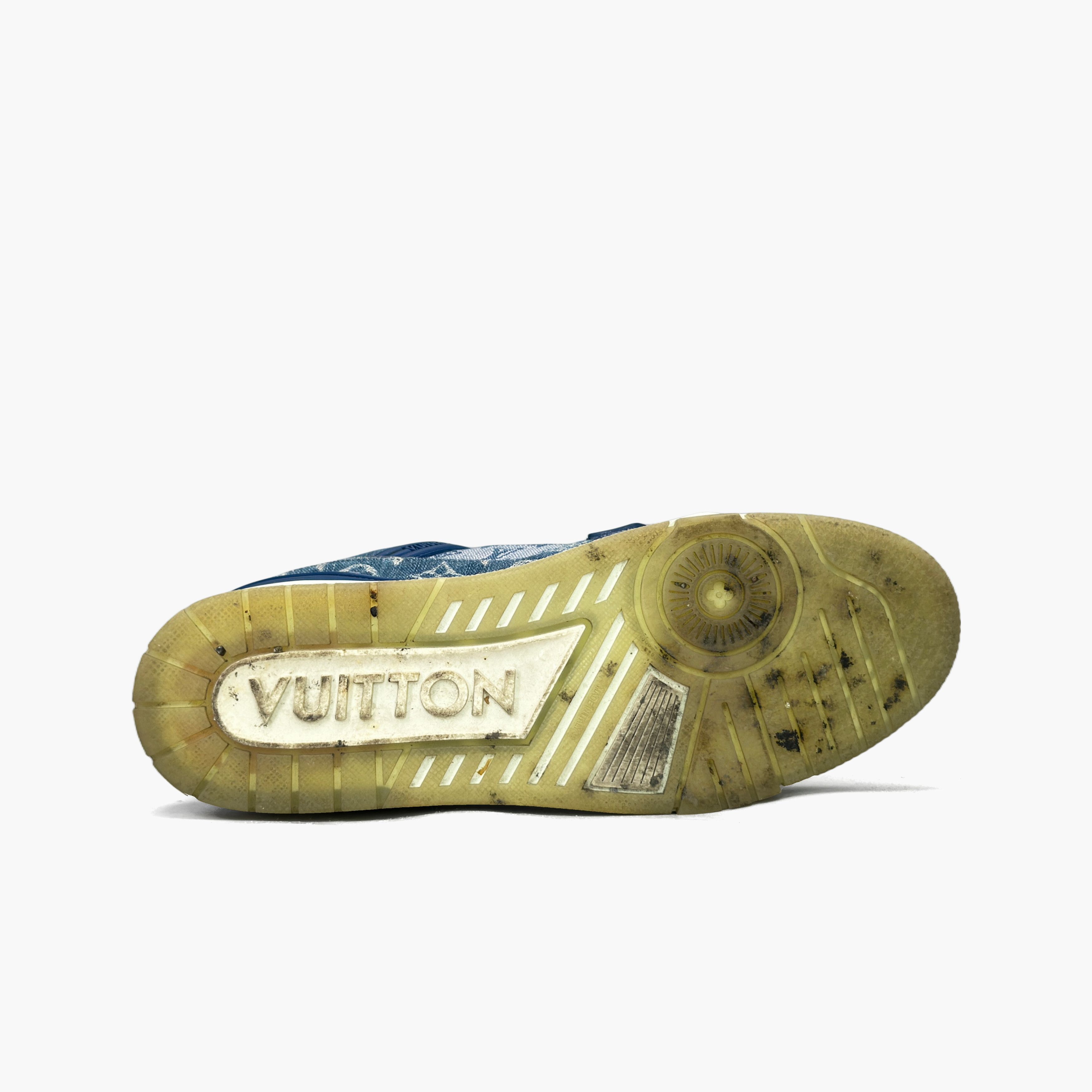 Louis Vuitton Louis Vuitton Monogram Denim Trainer Sneakers Size 10 Size US 11 / EU 44 - 7 Thumbnail