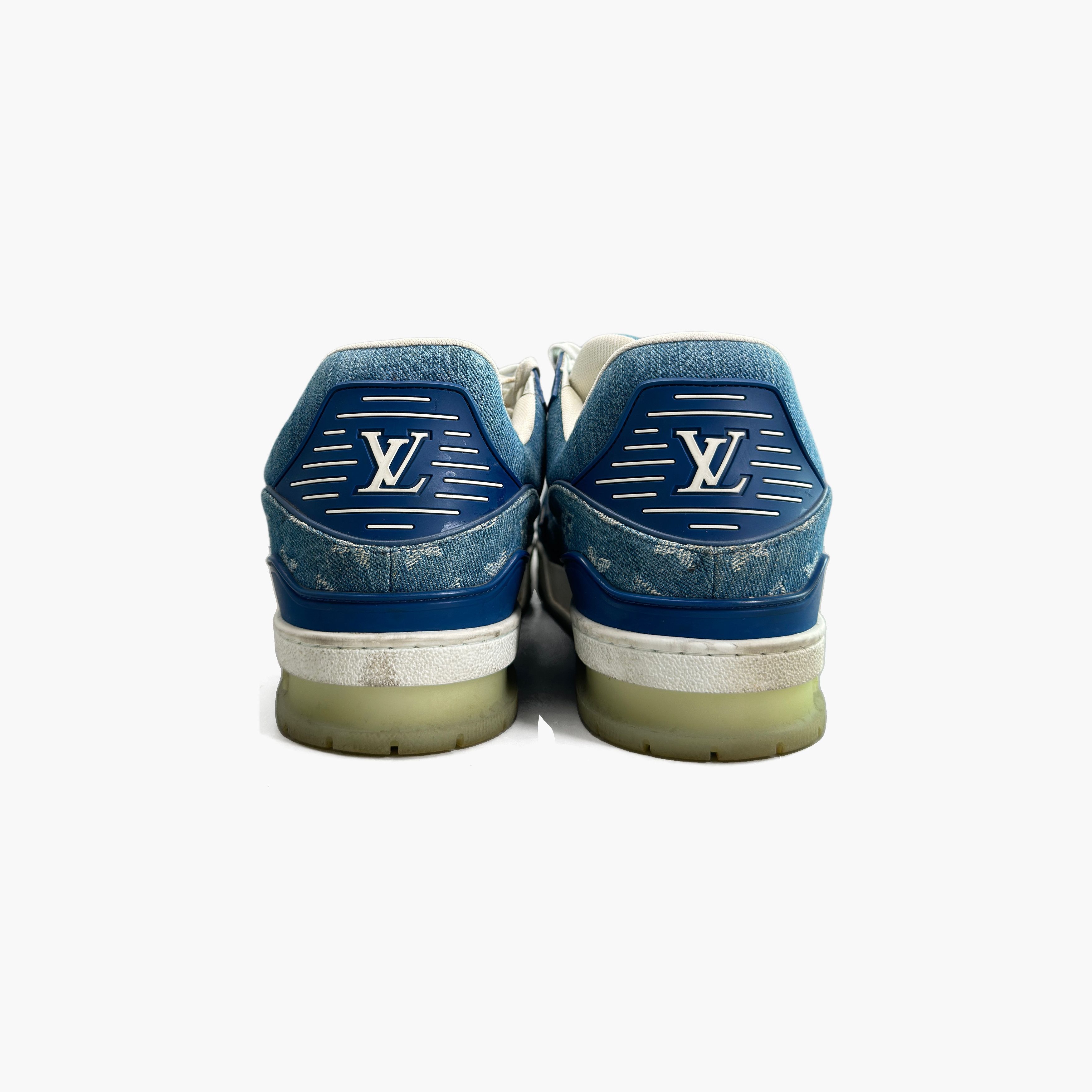 Louis Vuitton Louis Vuitton Monogram Denim Trainer Sneakers Size 10 Size US 11 / EU 44 - 6 Thumbnail