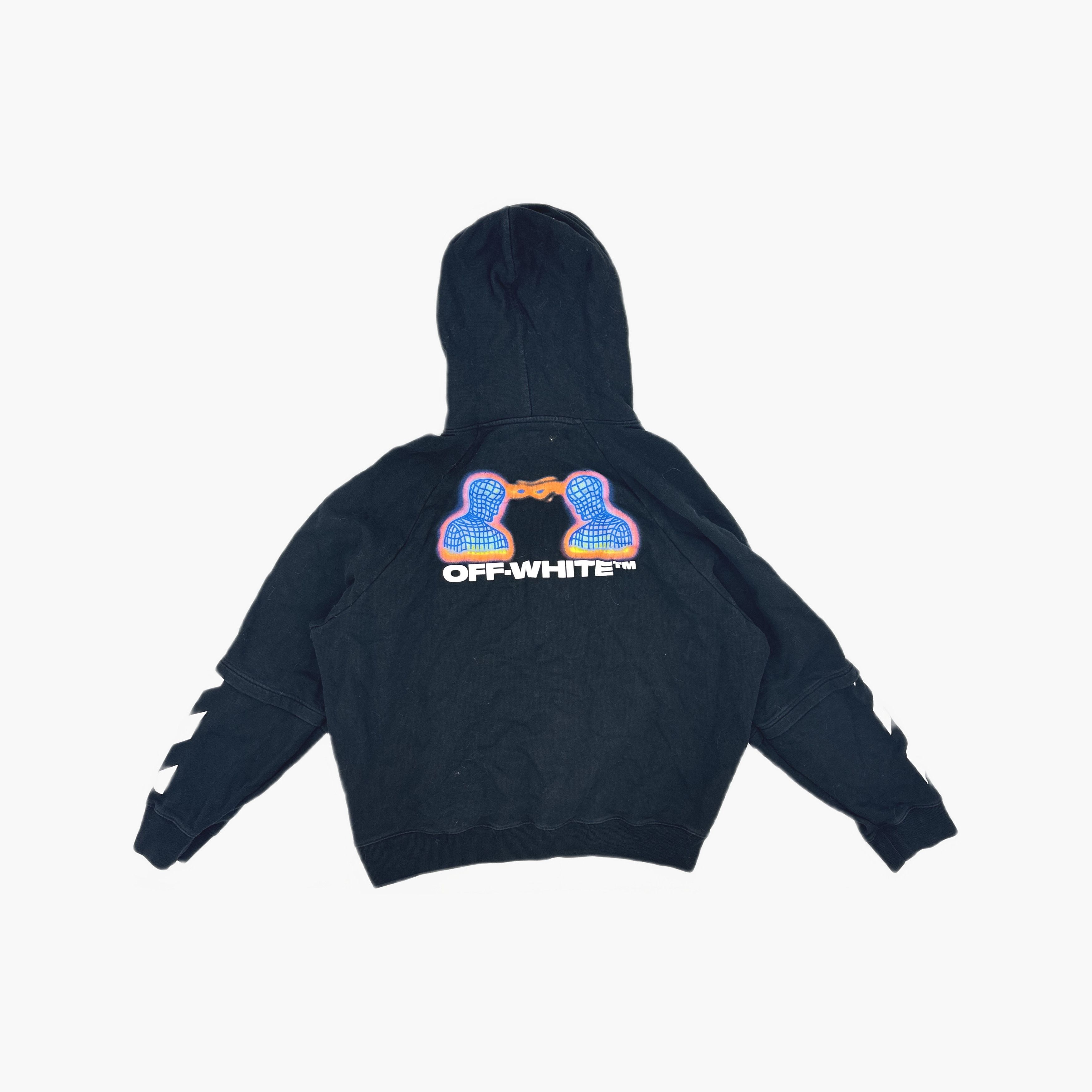 Off-White Off-White Graphic Hoodie Size XXL Size US XXL / EU 58 / 5 - 2 Thumbnail