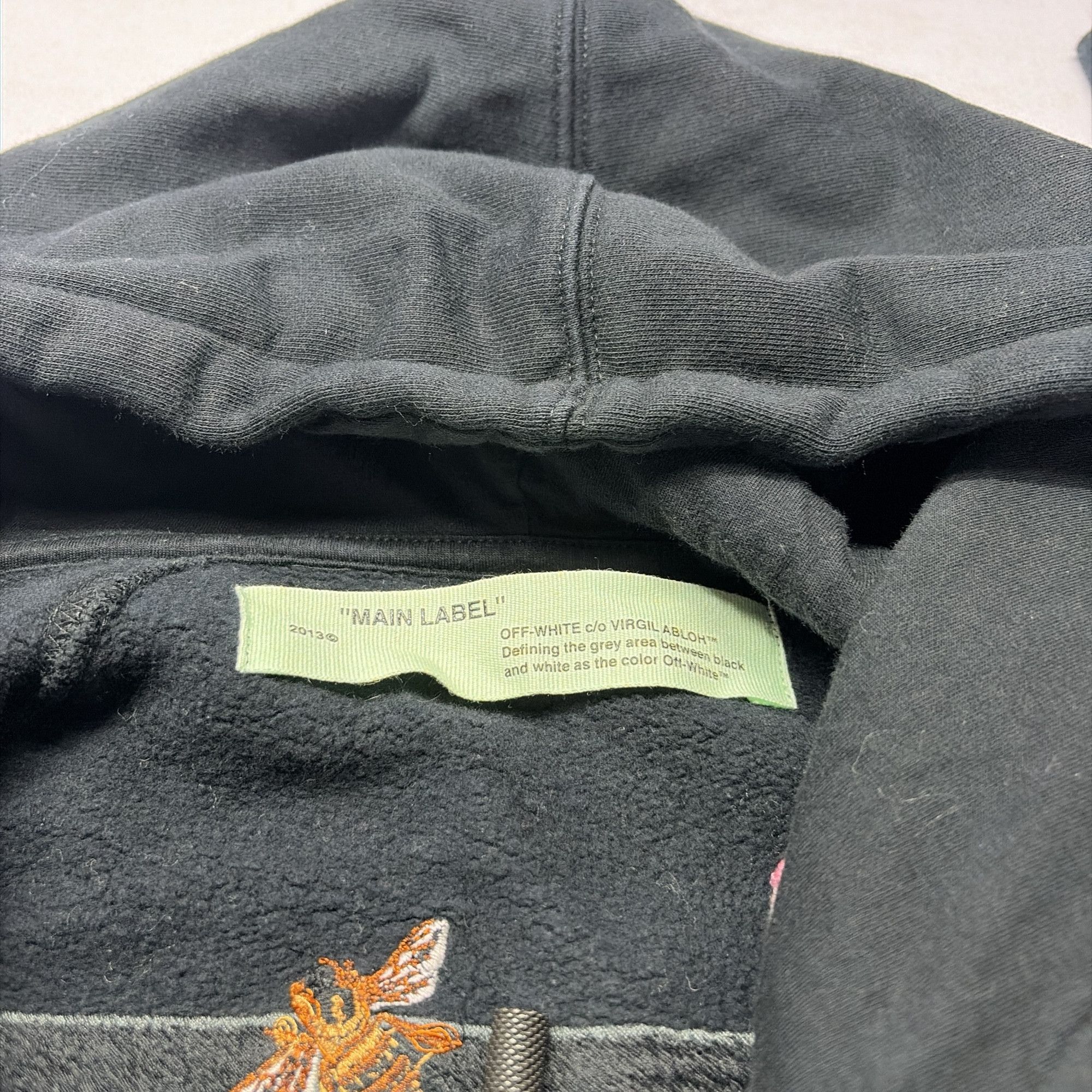 Off-White OFF-WHITE Cherry Blossom Embroidery Zip Hoodie Size XS Size XS / US 0-2 / IT 36-38 - 4 Thumbnail