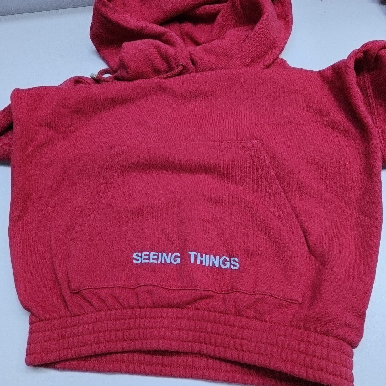 Off-White Off-White Seeing Things Hoodie Red Size XXS Size US XXS / EU 40 - 11 Thumbnail