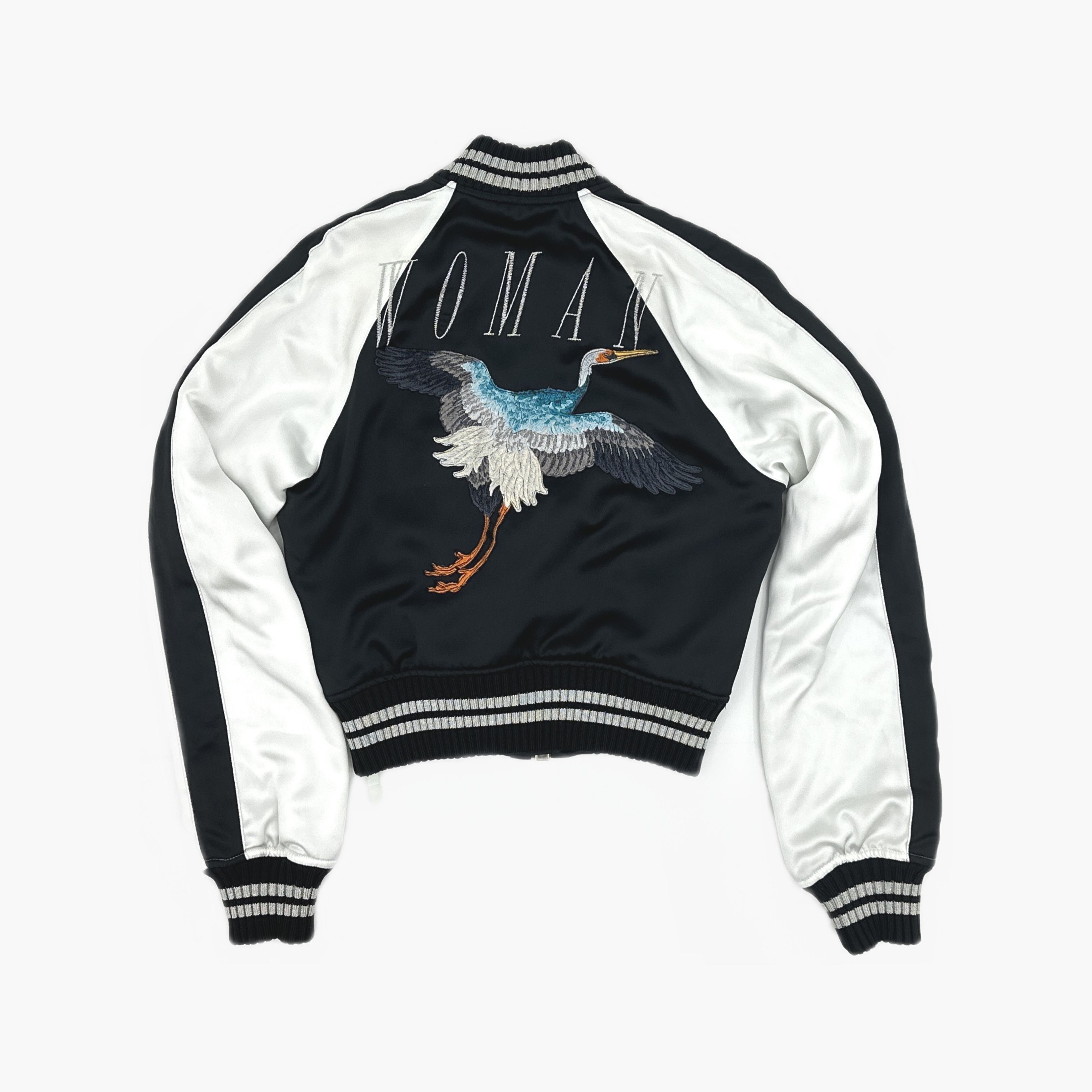 Off-White Off-White Embroidered Crane Bomber Jacket Size XS Size XS / US 0-2 / IT 36-38 - 2 Thumbnail