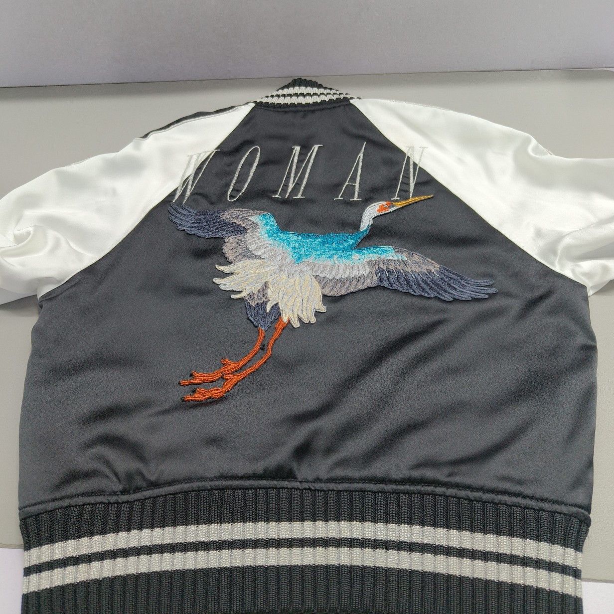 Off-White Off-White Embroidered Crane Bomber Jacket Size XS Size XS / US 0-2 / IT 36-38 - 11 Thumbnail