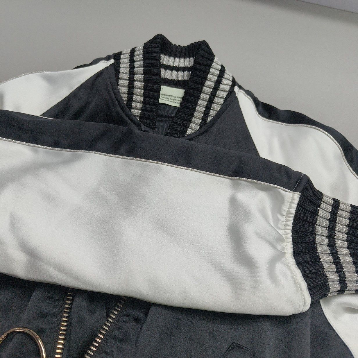 Off-White Off-White Embroidered Crane Bomber Jacket Size XS Size XS / US 0-2 / IT 36-38 - 8 Thumbnail