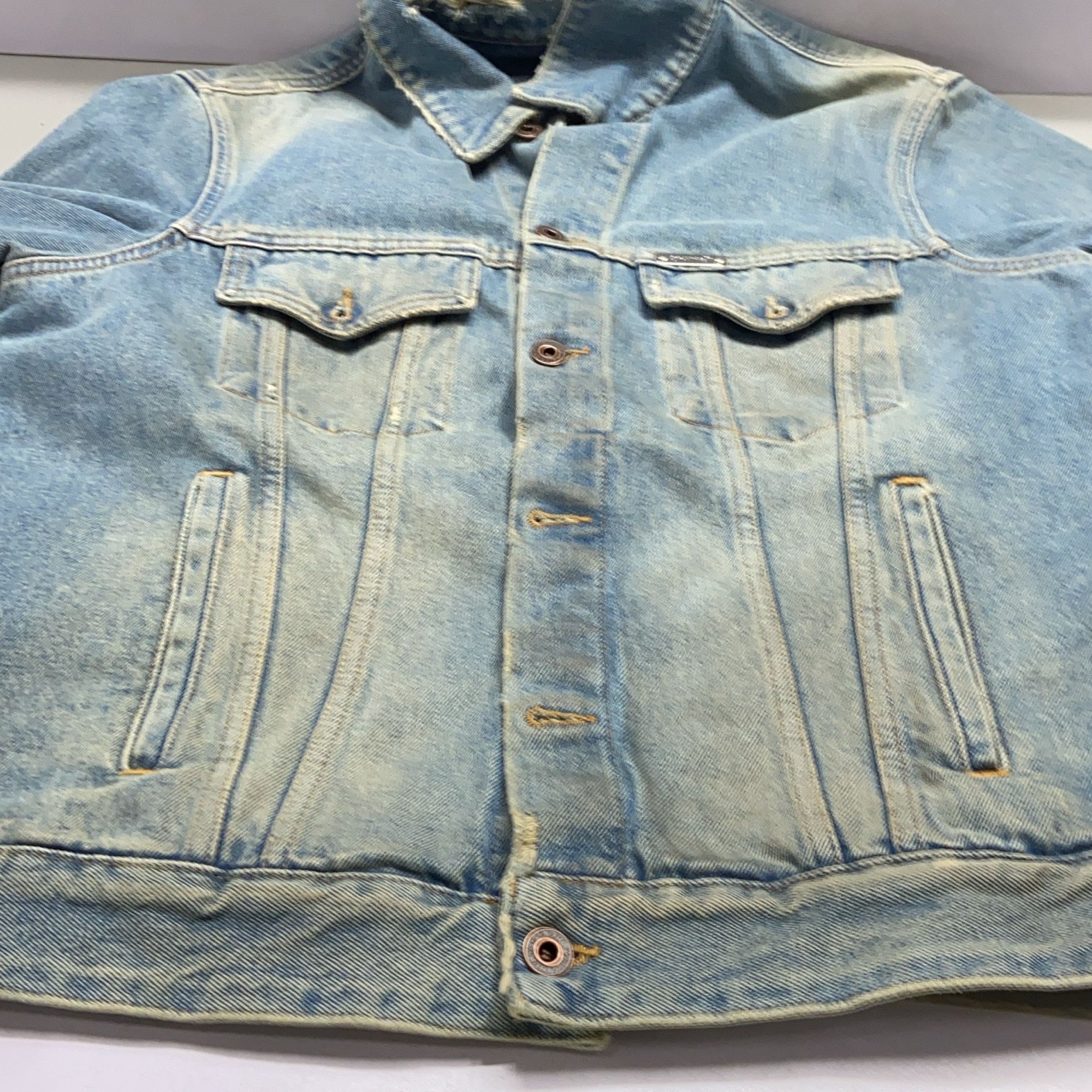 Off-White Off-White Gradient Arrow Denim Jacket Size M Size US M / EU 48-50 / 2 - 12 Thumbnail