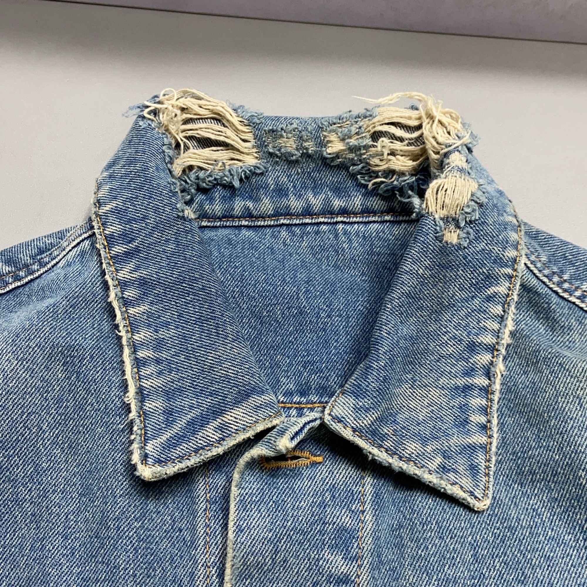 Off-White Off-White Gradient Arrow Denim Jacket Size M Size US M / EU 48-50 / 2 - 3 Thumbnail