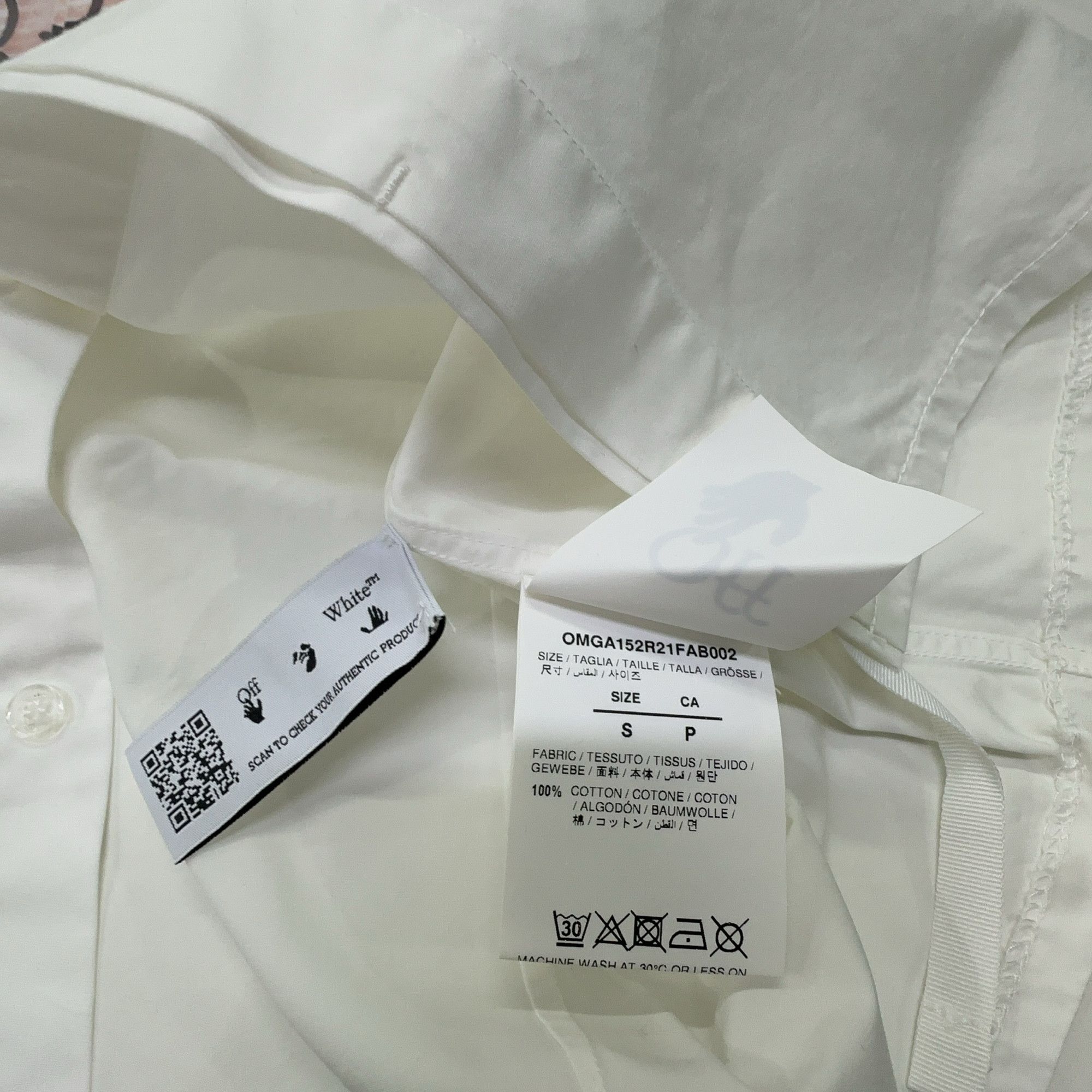 Off-White Off-White Graffiti Print Shirt Size S Size US S / EU 44-46 / 1 - 3 Thumbnail