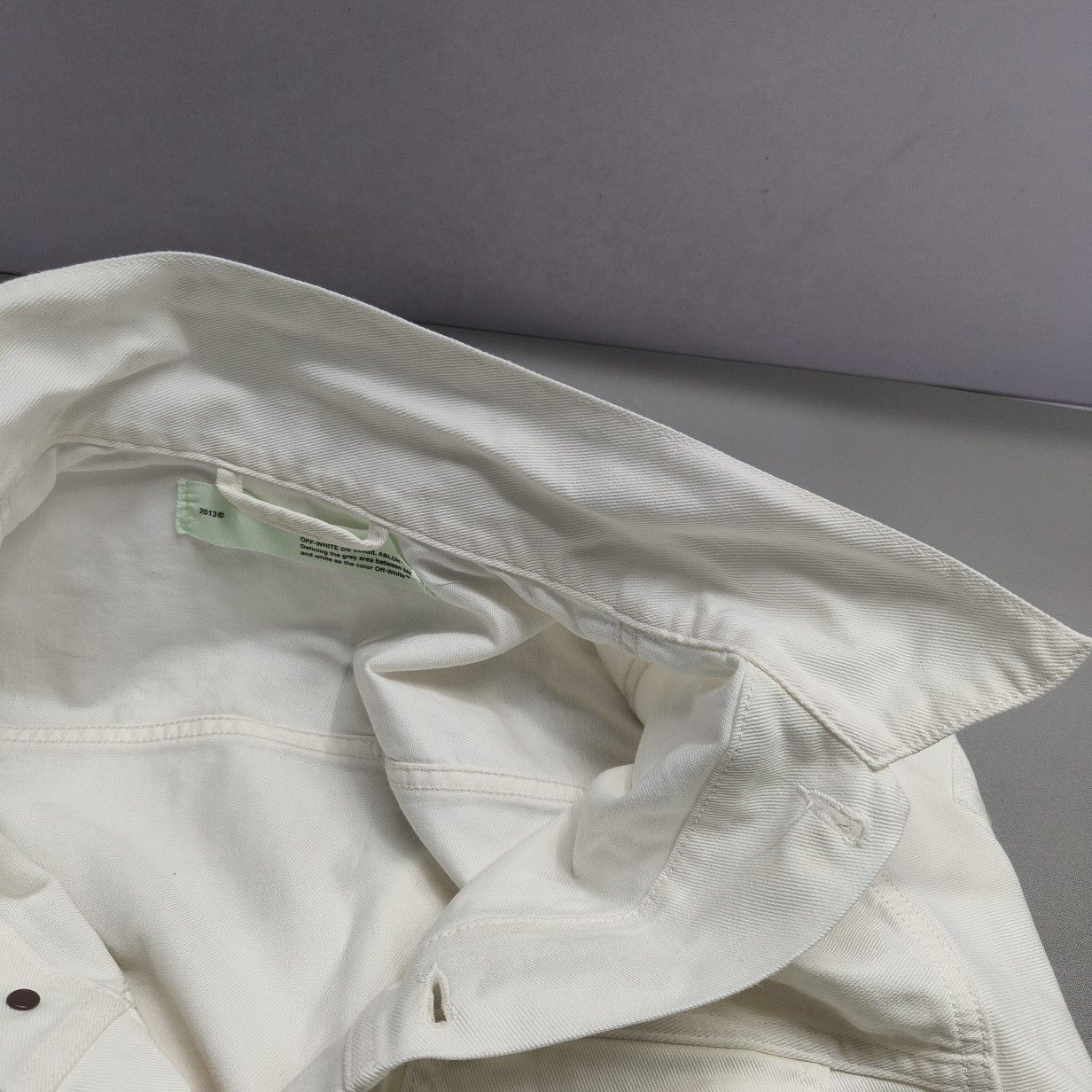 Off-White OFF-WHITE Rose Embroidery Denim Jacket Size S Size US S / EU 44-46 / 1 - 8 Thumbnail
