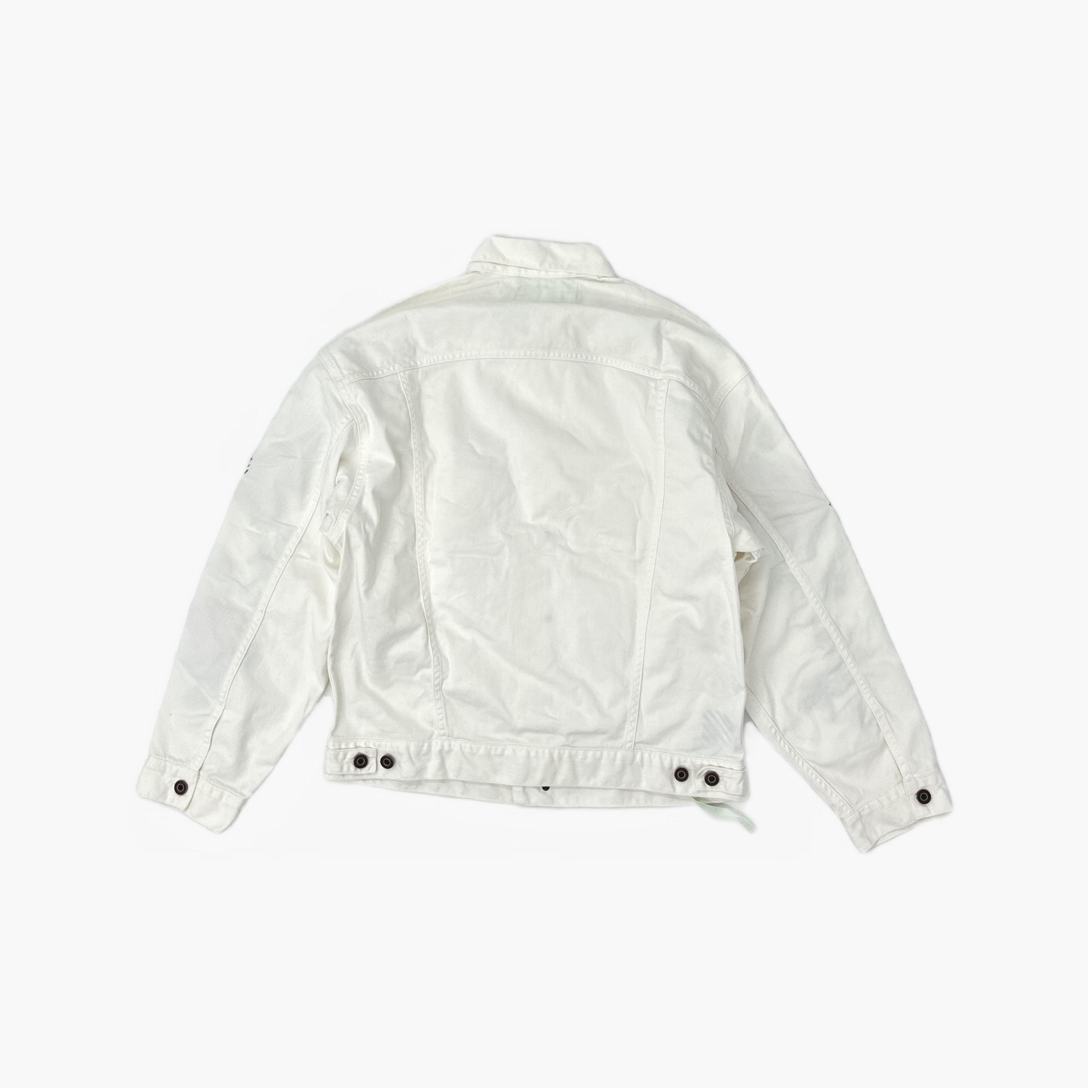 Off-White OFF-WHITE Rose Embroidery Denim Jacket Size S Size US S / EU 44-46 / 1 - 2 Thumbnail