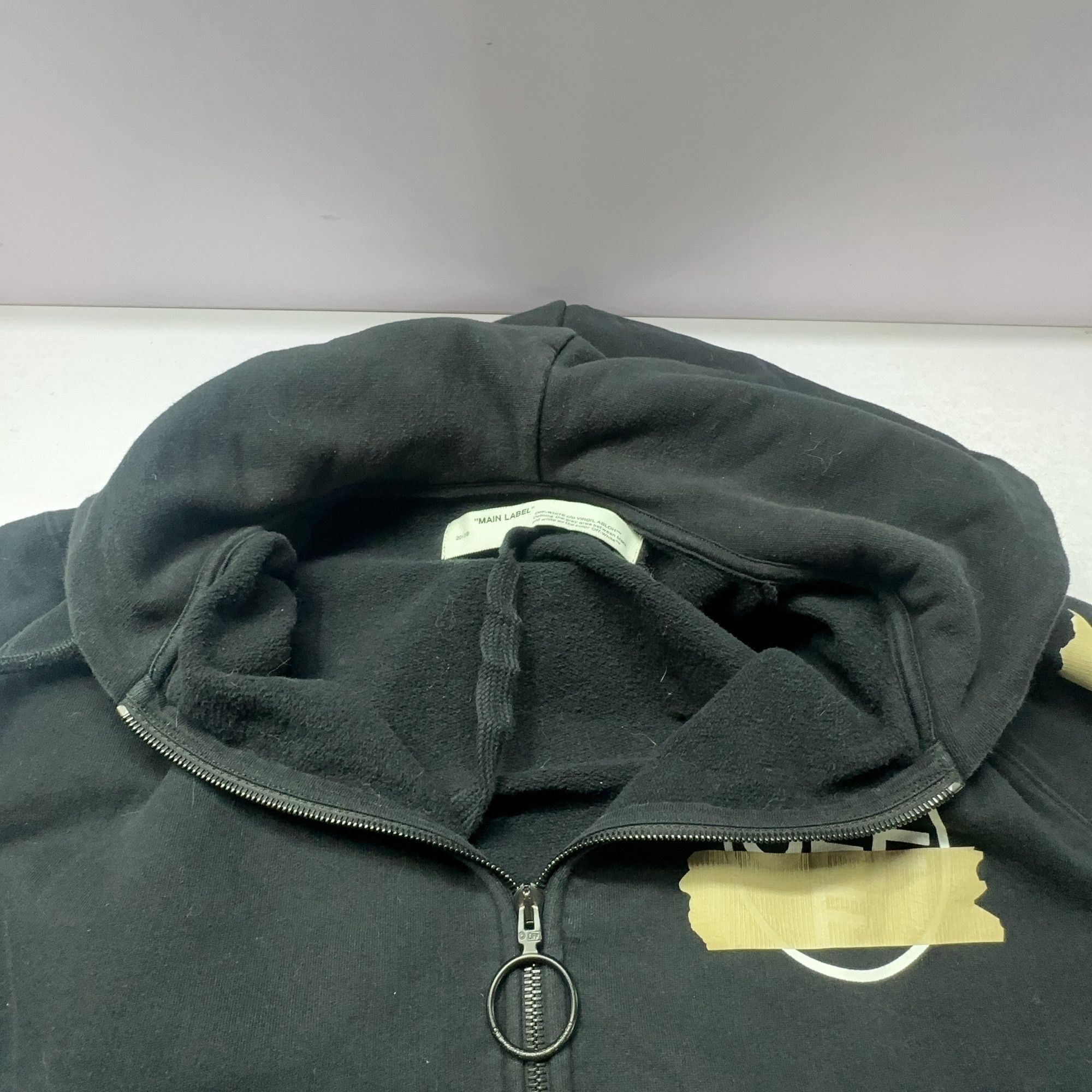 Off-White OFF-WHITE Tape Arrows Zip Hoodie Size M Size US M / EU 48-50 / 2 - 6 Thumbnail