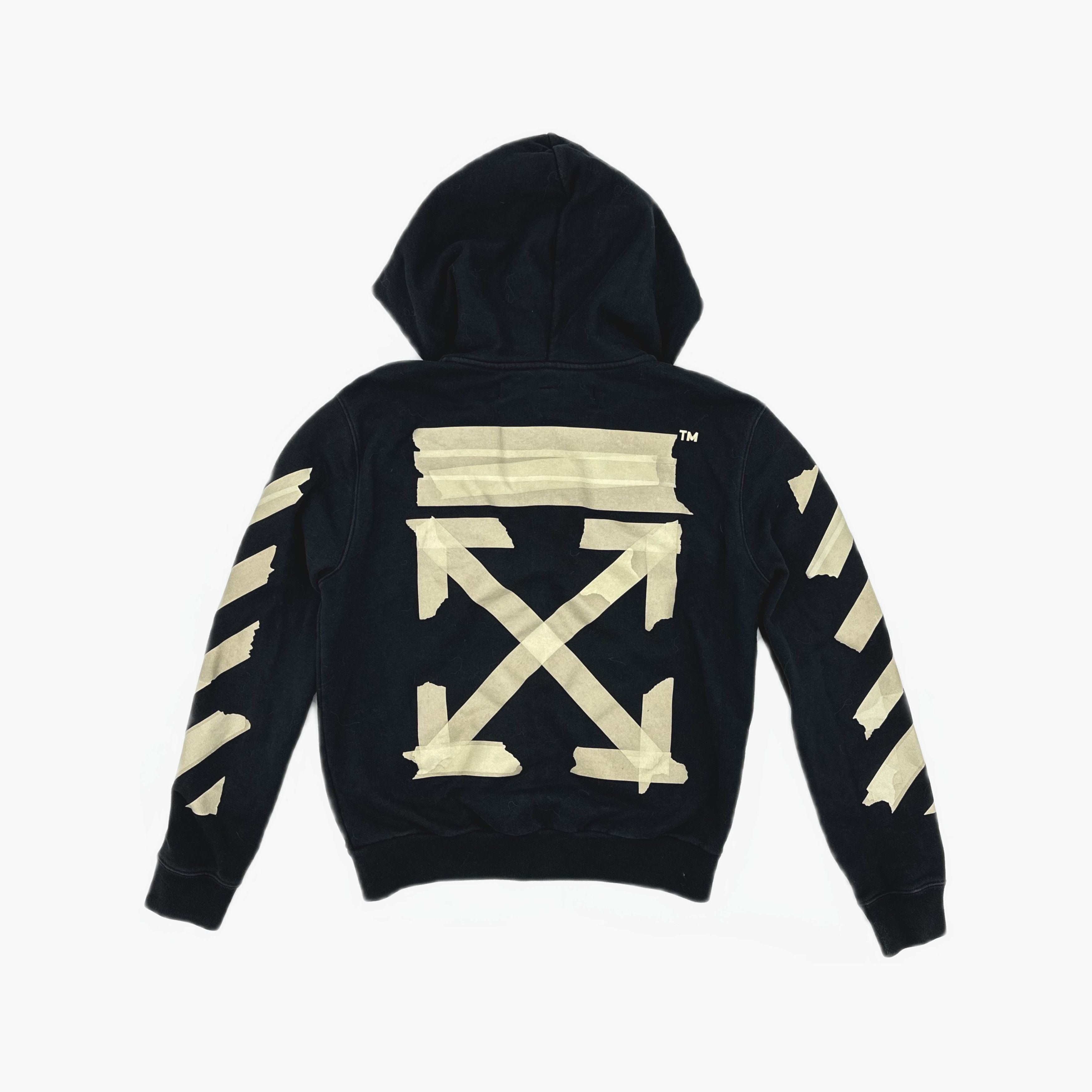 Off-White OFF-WHITE Tape Arrows Zip Hoodie Size M Size US M / EU 48-50 / 2 - 2 Thumbnail