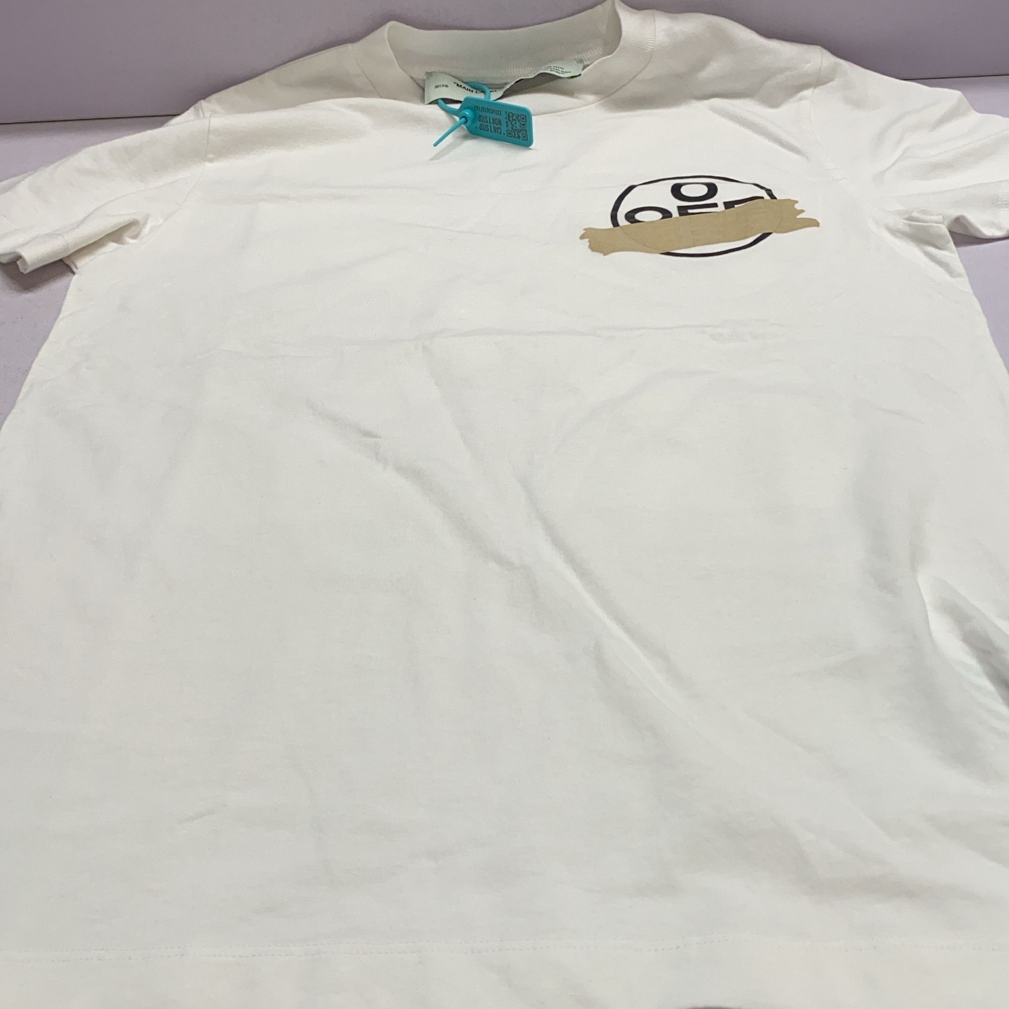 Off-White OFF-WHITE Tape Arrows Short Sleeve T-Shirt Size XS Size US XS / EU 42 / 0 - 10 Thumbnail