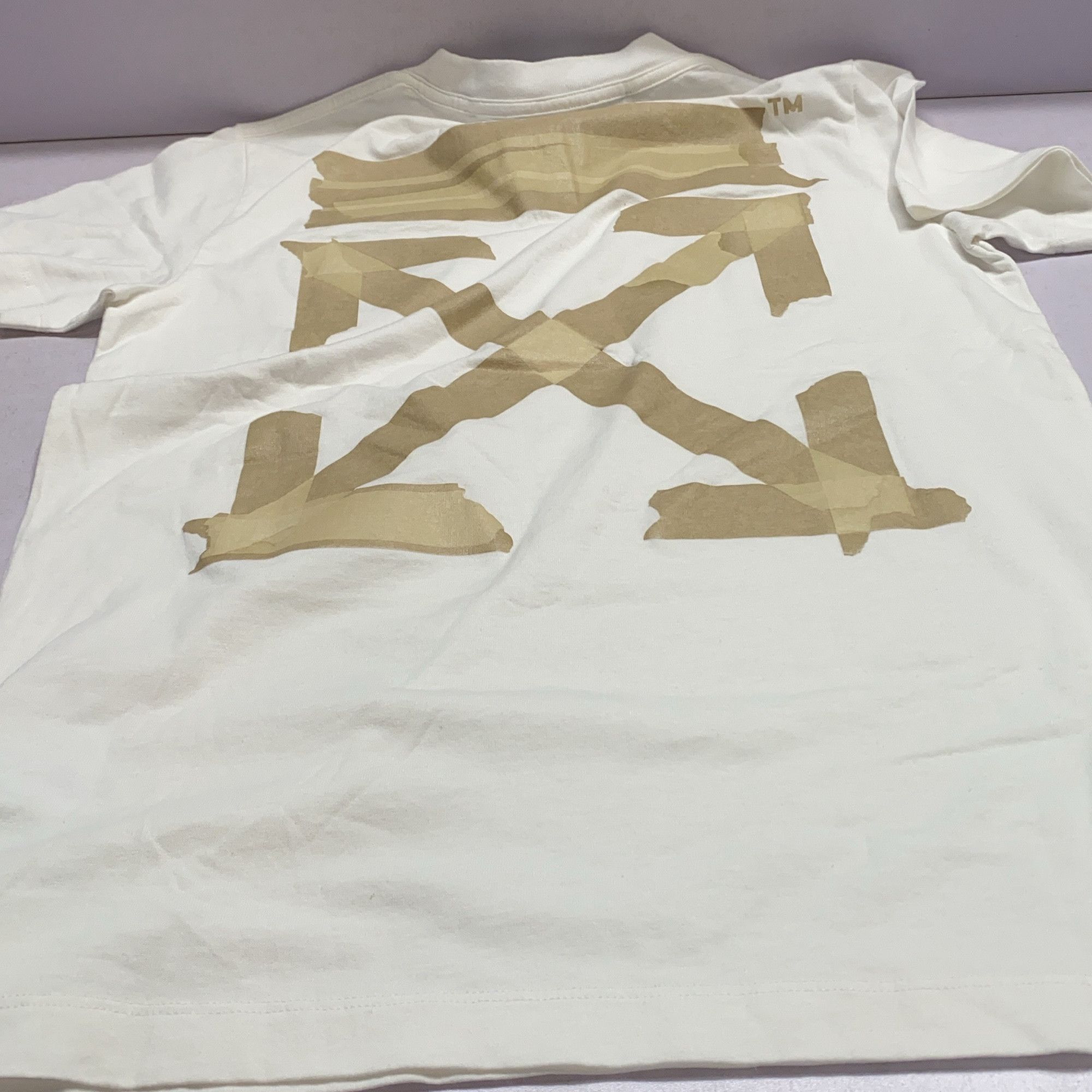 Off-White OFF-WHITE Tape Arrows Short Sleeve T-Shirt Size XS Size US XS / EU 42 / 0 - 9 Thumbnail