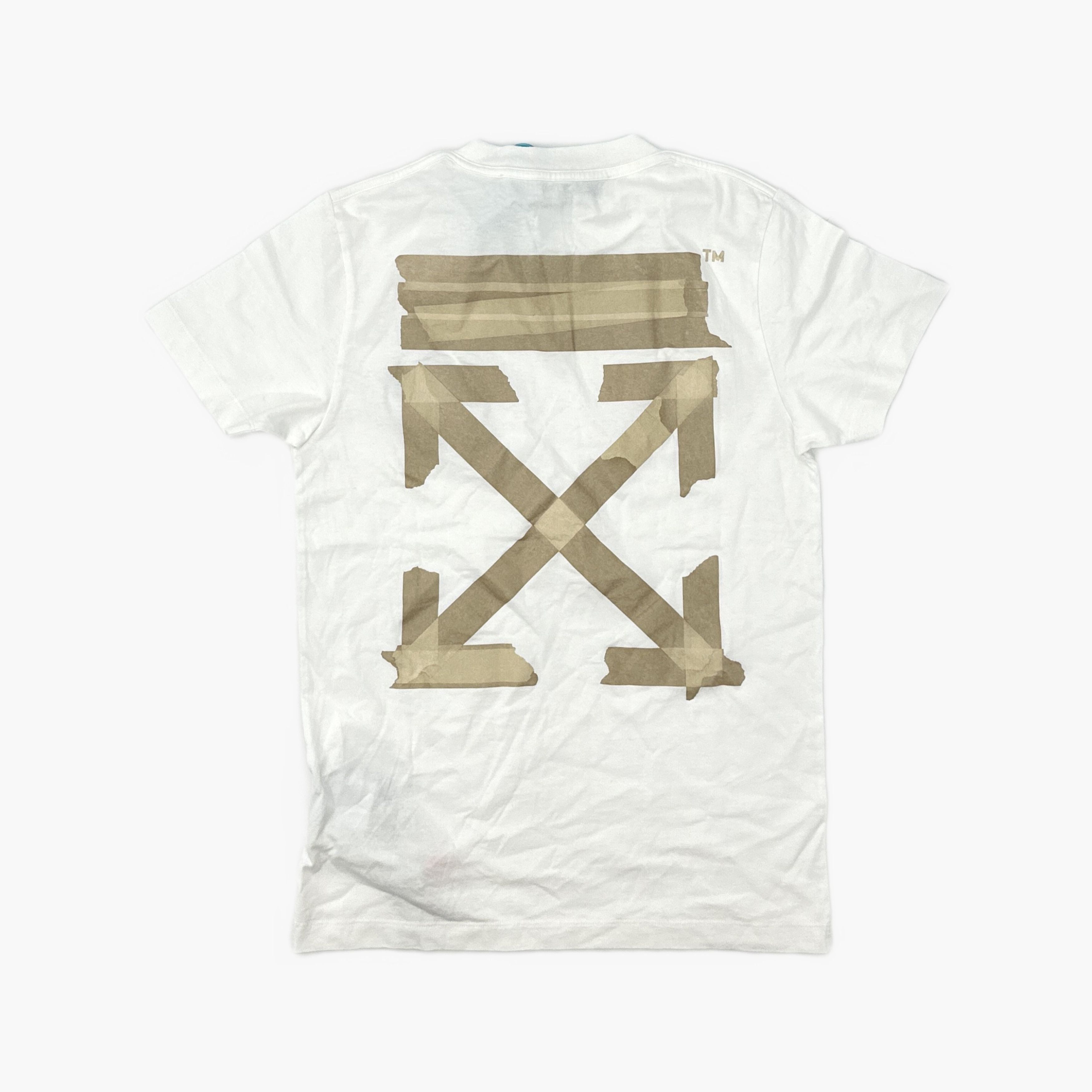 Off-White OFF-WHITE Tape Arrows Short Sleeve T-Shirt Size XS Size US XS / EU 42 / 0 - 2 Thumbnail