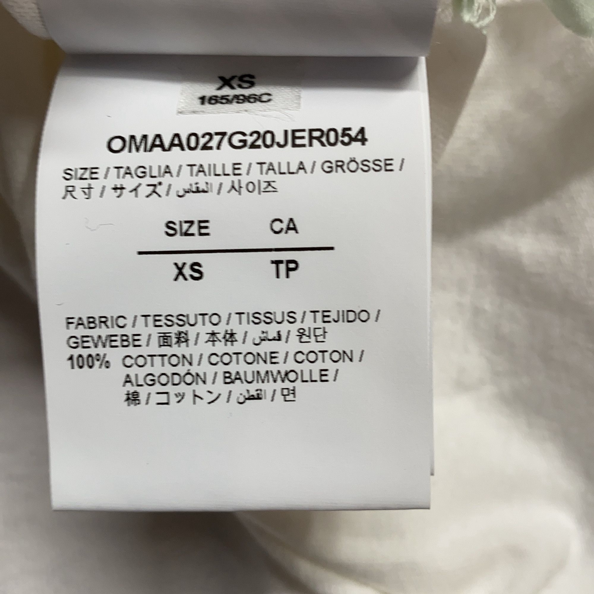 Off-White OFF-WHITE Tape Arrows Short Sleeve T-Shirt Size XS Size US XS / EU 42 / 0 - 4 Thumbnail