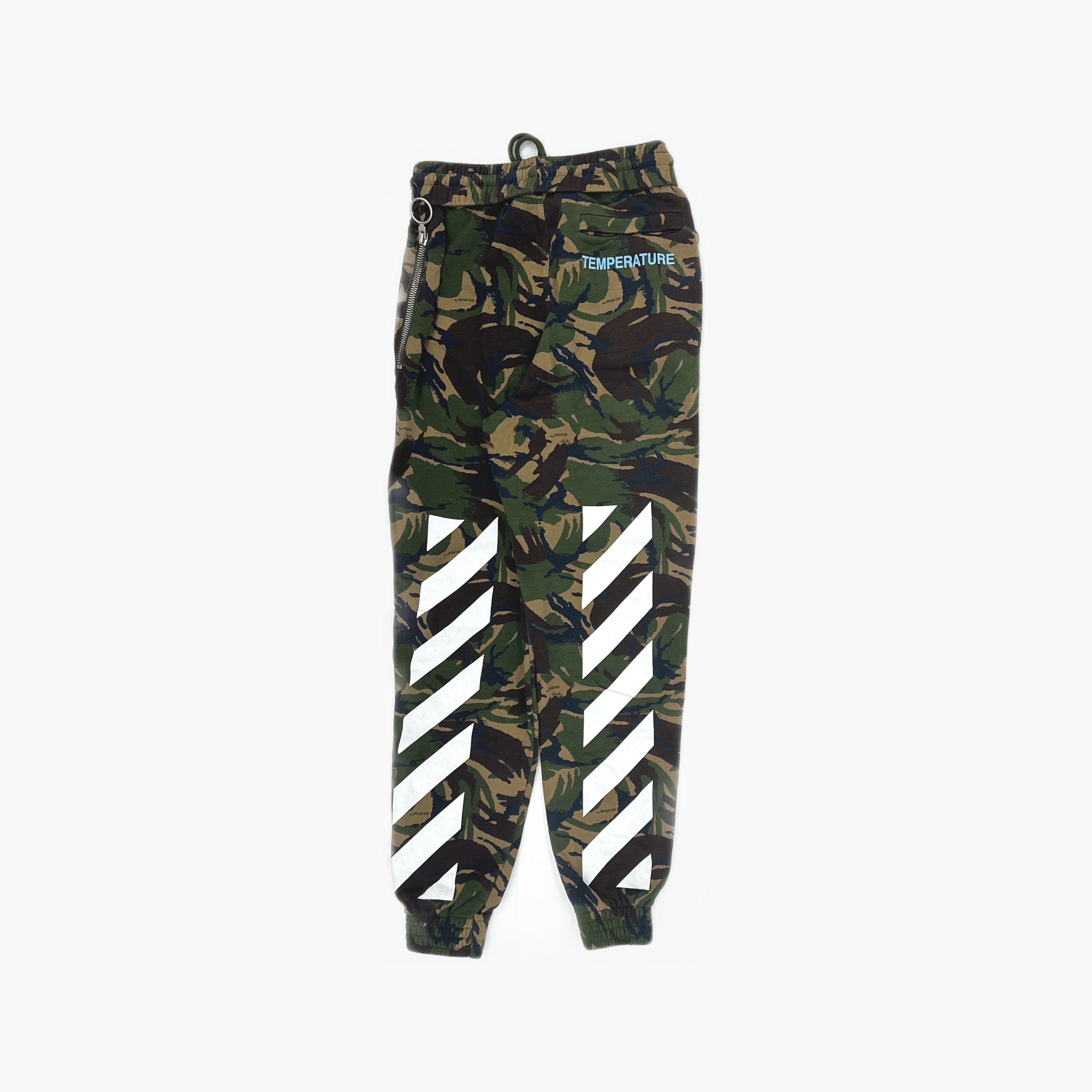Off-White OFF-WHITE Camo Temperature Sweatpants Size XS Size US 28 / EU 44 - 2 Thumbnail
