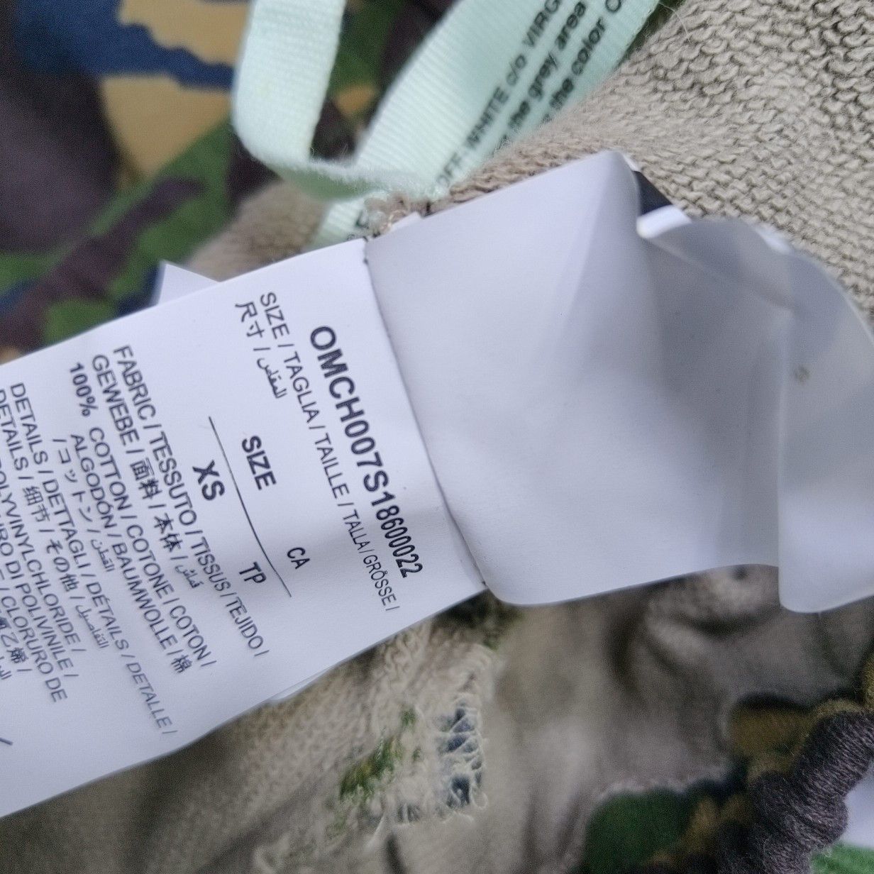 Off-White OFF-WHITE Camo Temperature Sweatpants Size XS Size US 28 / EU 44 - 4 Thumbnail
