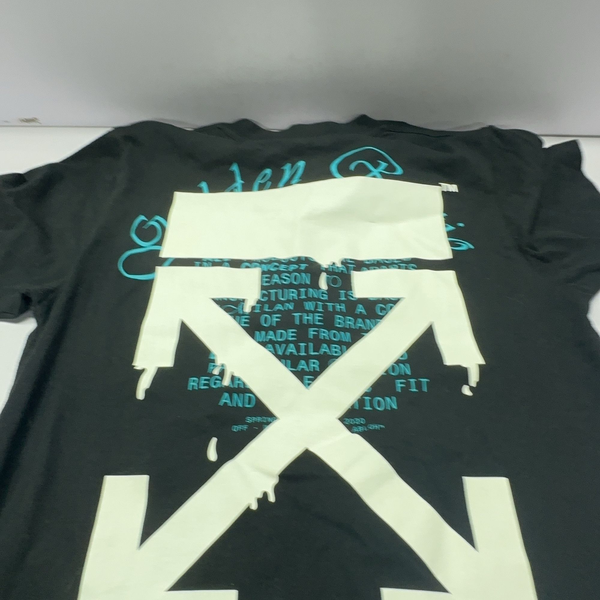 Off-White OFF-WHITE Golden Ratio Graphic T-Shirt Size S Size US S / EU 44-46 / 1 - 6 Thumbnail