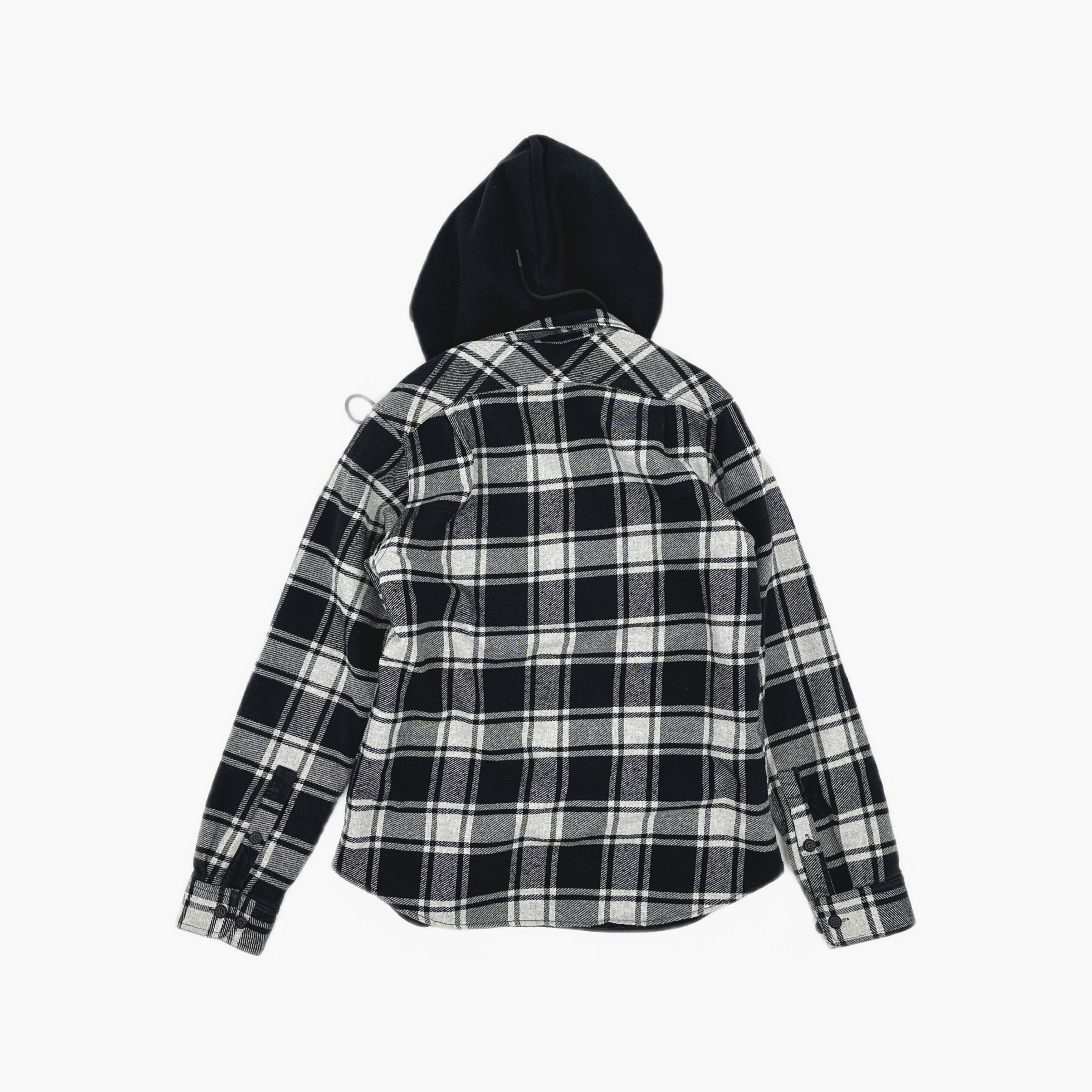 Off-White OFF-WHITE Plaid Hooded Flannel Jacket Size XS Size US XS / EU 42 / 0 - 2 Thumbnail