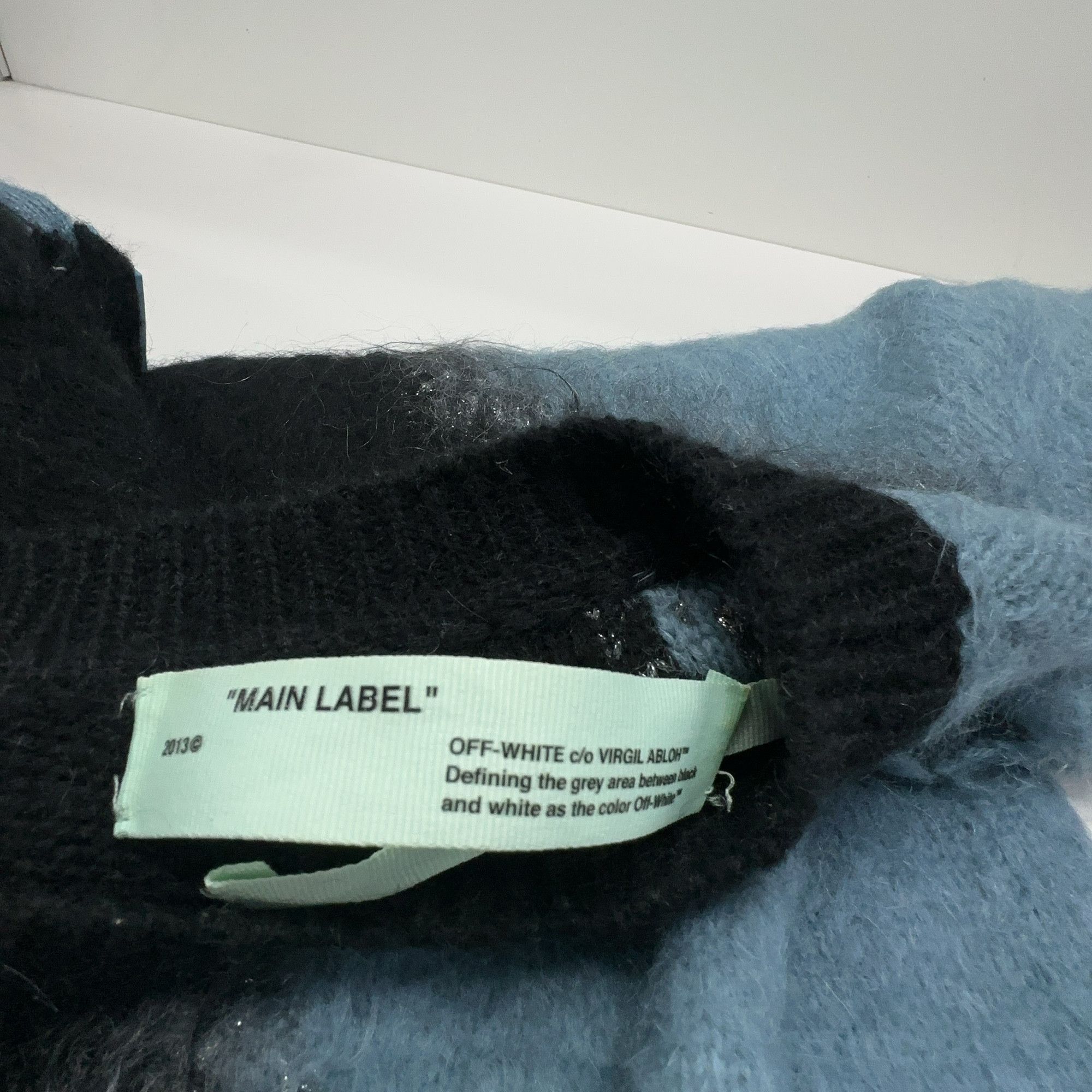 Off-White OFF-WHITE Colorblock Mohair Sweater Size 38 Size XS / US 0-2 / IT 36-38 - 3 Thumbnail