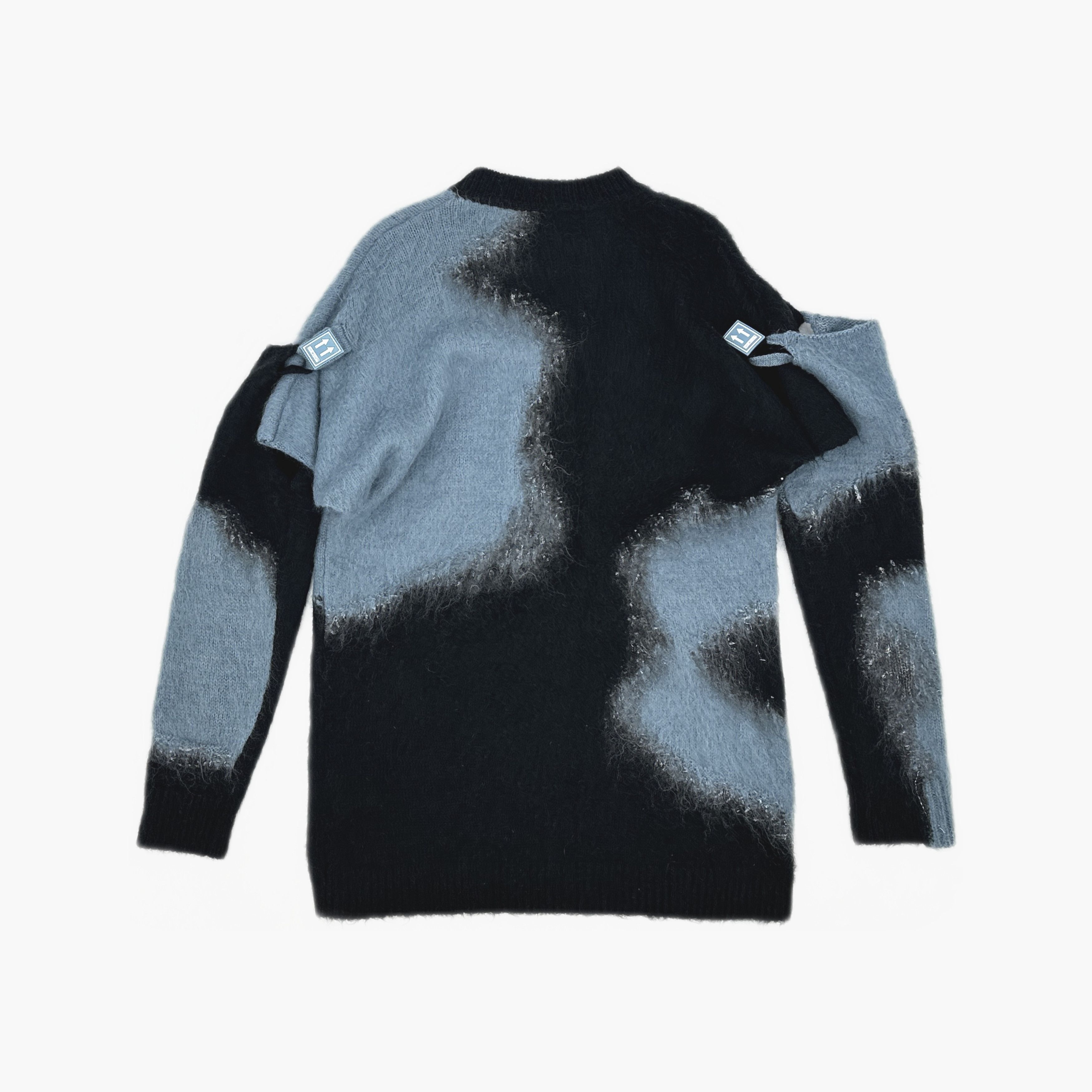 Off-White OFF-WHITE Colorblock Mohair Sweater Size 38 Size XS / US 0-2 / IT 36-38 - 2 Thumbnail
