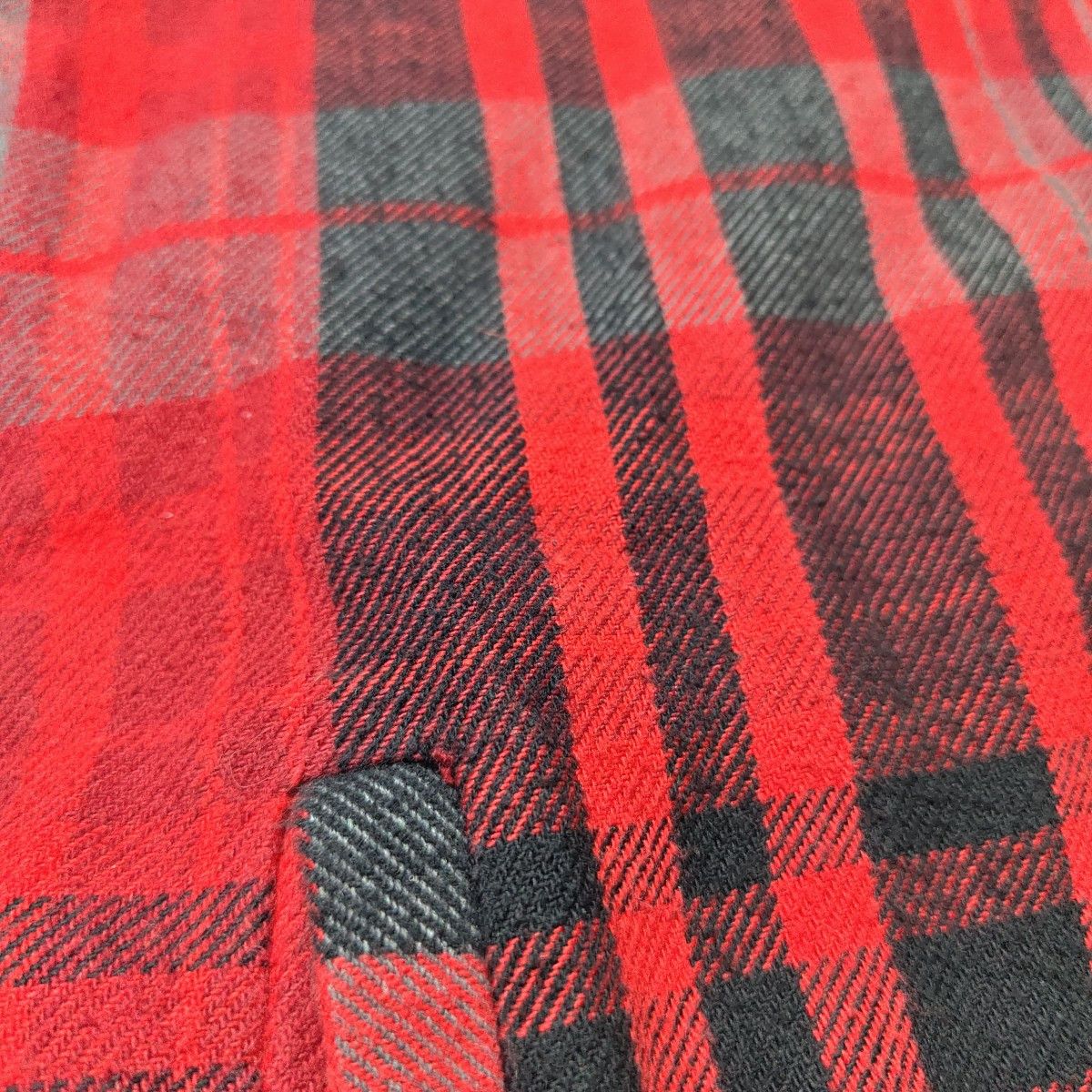 Off-White OFF-WHITE Red Plaid Flannel Zip Jacket Size XS Size US XS / EU 42 / 0 - 10 Thumbnail