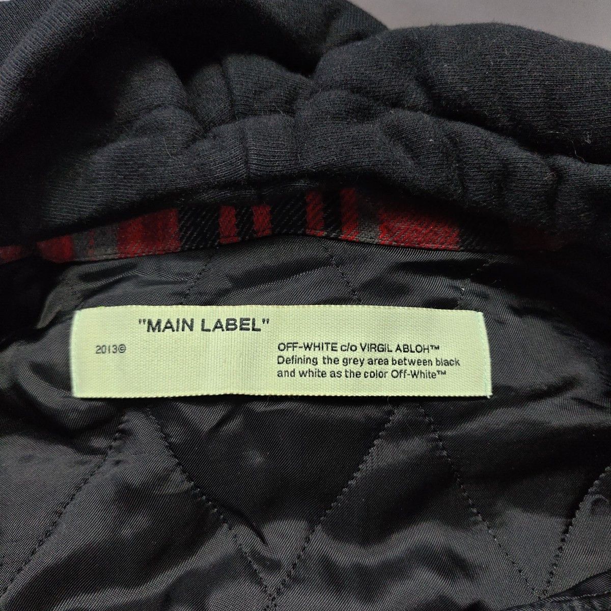 Off-White OFF-WHITE Red Plaid Flannel Zip Jacket Size XS Size US XS / EU 42 / 0 - 3 Thumbnail
