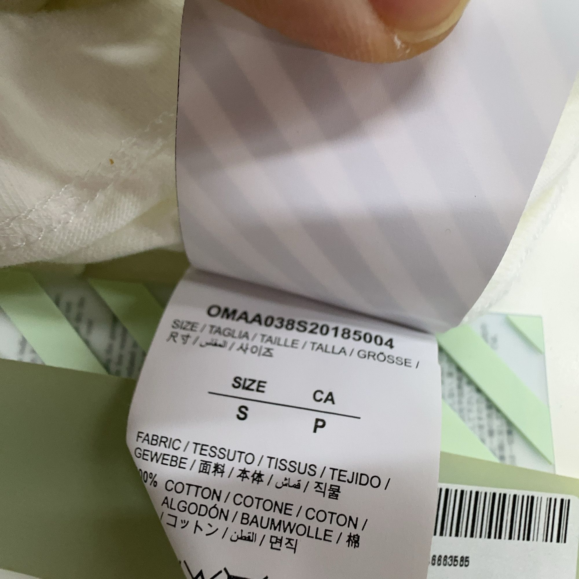Off-White Off-White Caravaggio Arrow T-Shirt Size S Size US S / EU 44-46 / 1 - 5 Thumbnail