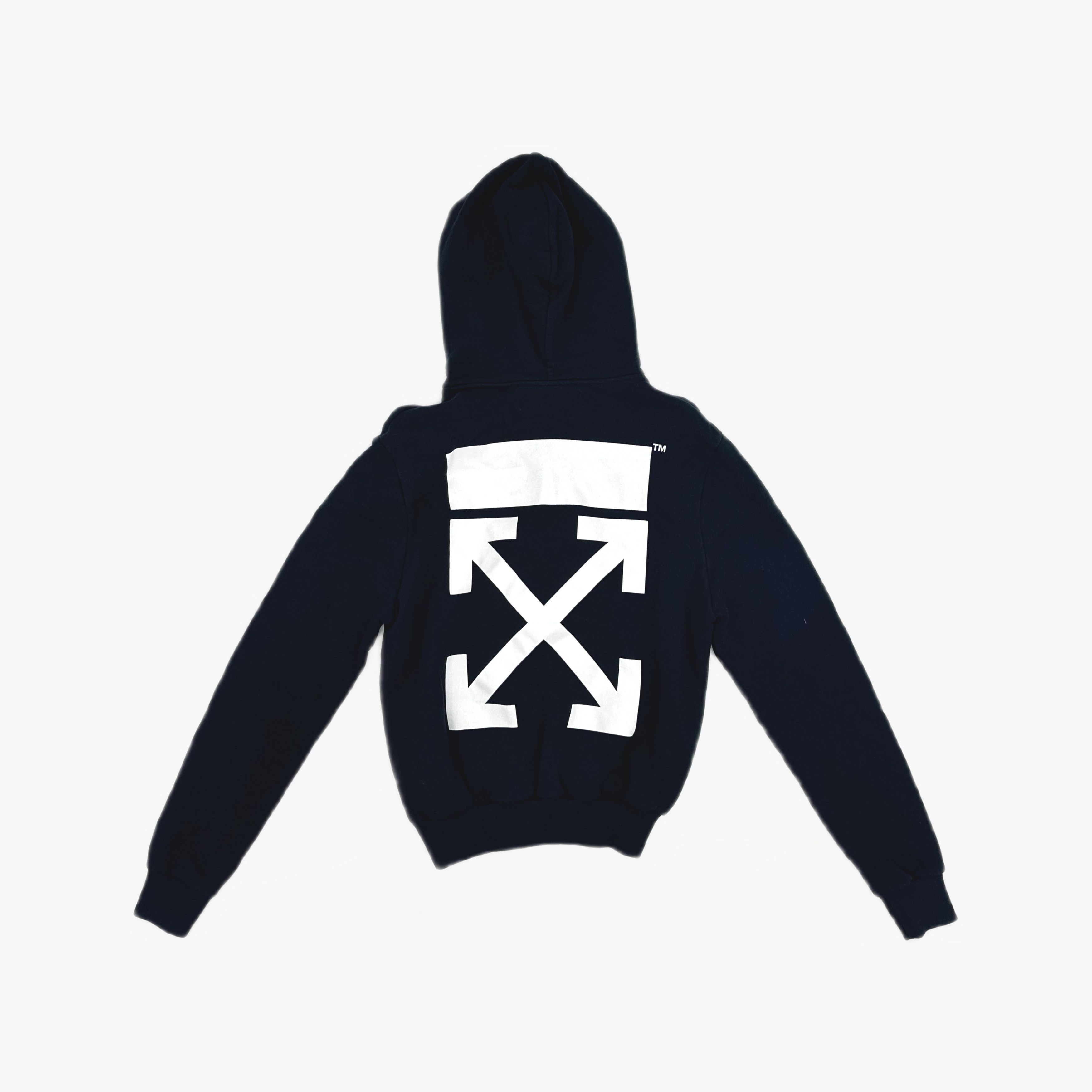 Off-White Off-White Arrow Back Graphic Hoodie Size XXS Size US XXS / EU 40 - 2 Thumbnail