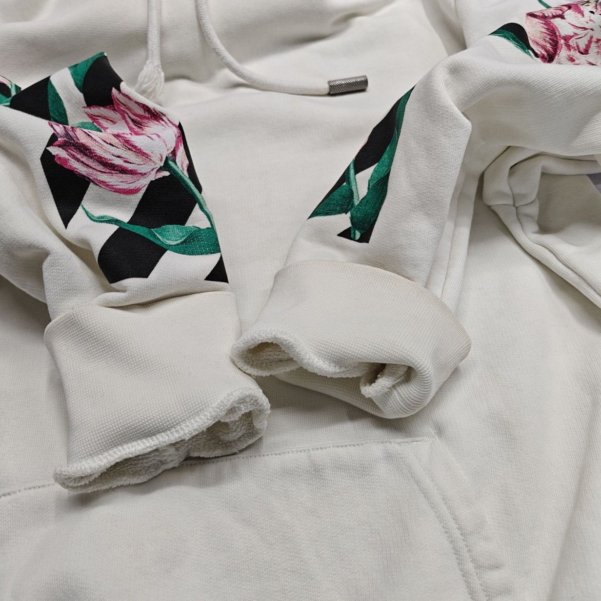 Off-White Off-White Floral Logo Hoodie Size S Size S / US 4 / IT 40 - 11 Thumbnail