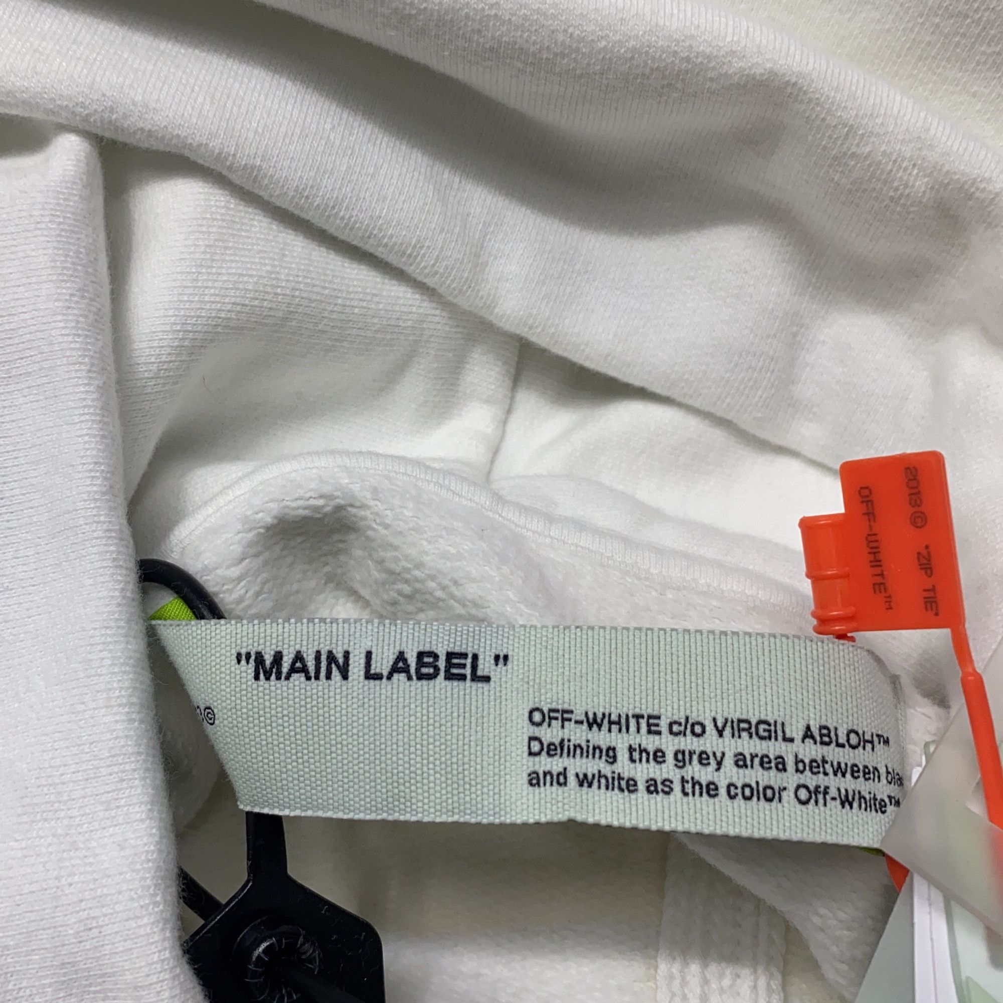 Off-White OFF-WHITE Acrylic Arrows Hoodie Size L Size US L / EU 52-54 / 3 - 3 Thumbnail