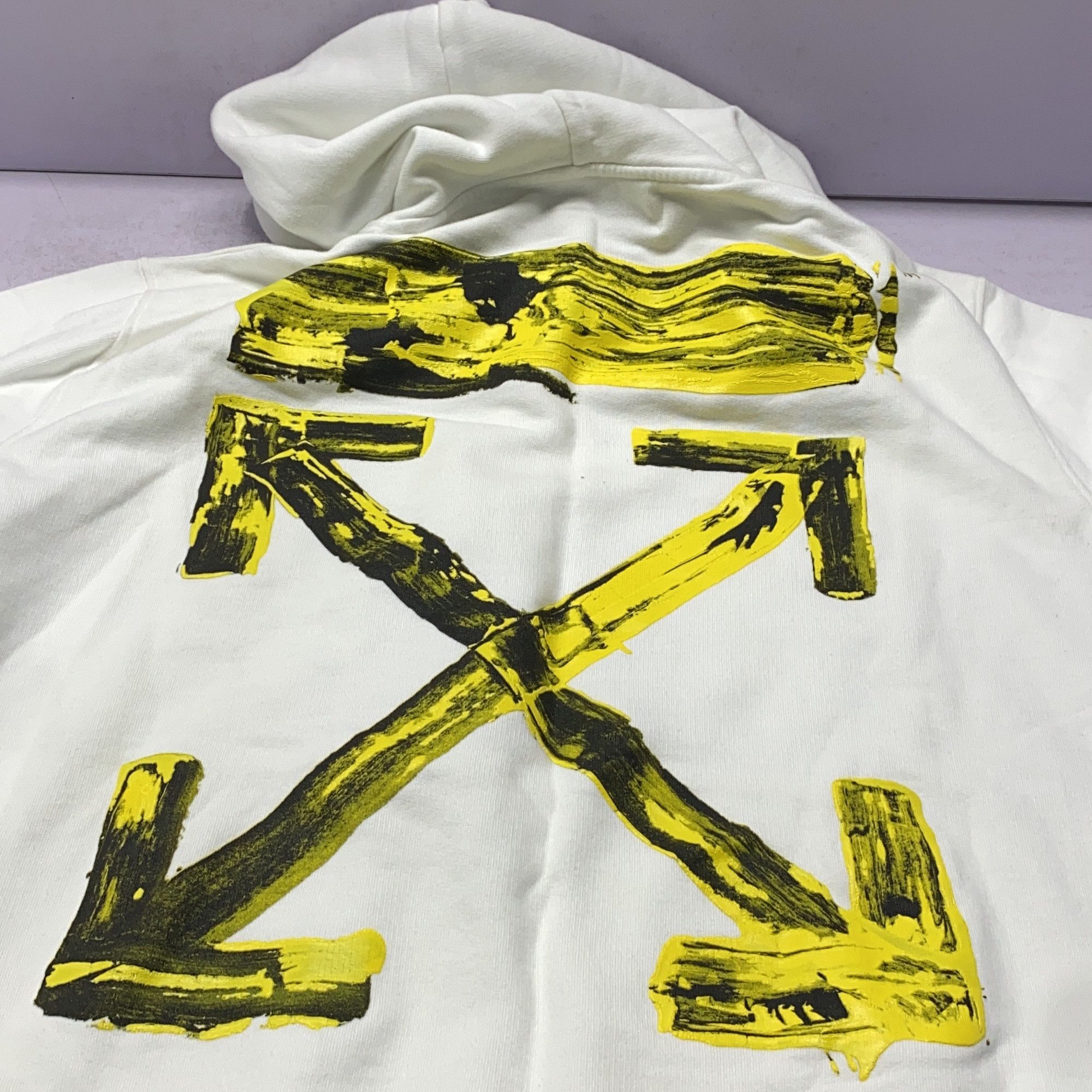 Off-White OFF-WHITE Acrylic Arrows Hoodie Size L Size US L / EU 52-54 / 3 - 7 Thumbnail