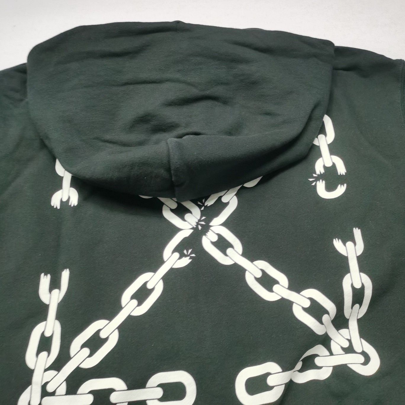 Off-White OFF-WHITE Chain Logo Zip-Up Hoodie XL Size US XL / EU 56 / 4 - 6 Thumbnail