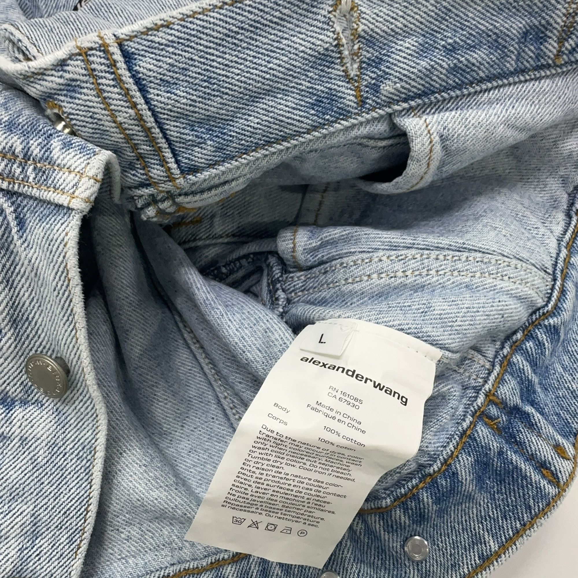 Alexander Wang Alexander Wang Denim Jacket Size L Size L / US 10 / IT 46 - 4 Thumbnail