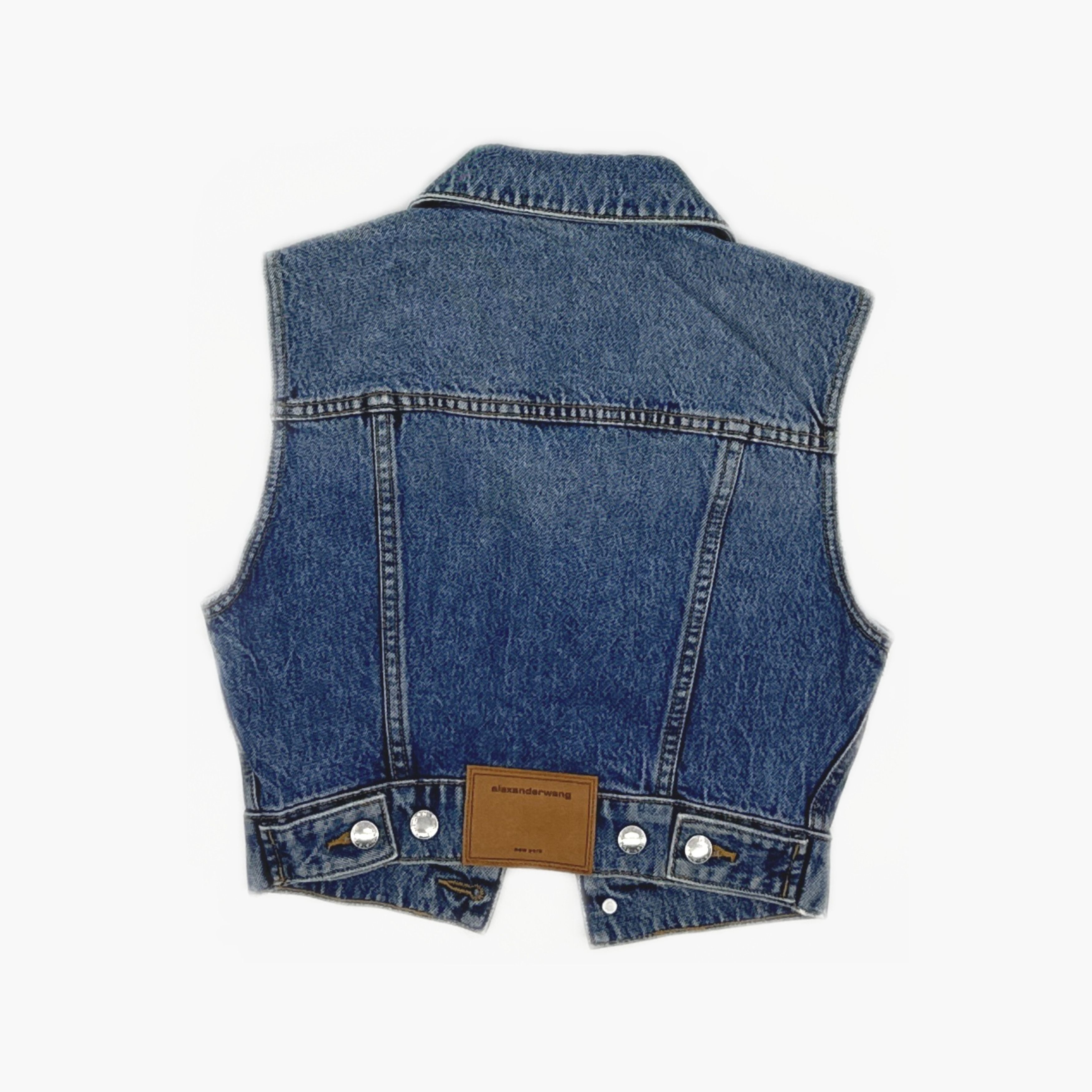 Alexander Wang Alexander Wang Blue Denim Vest Size S Size S / US 4 / IT 40 - 2 Thumbnail