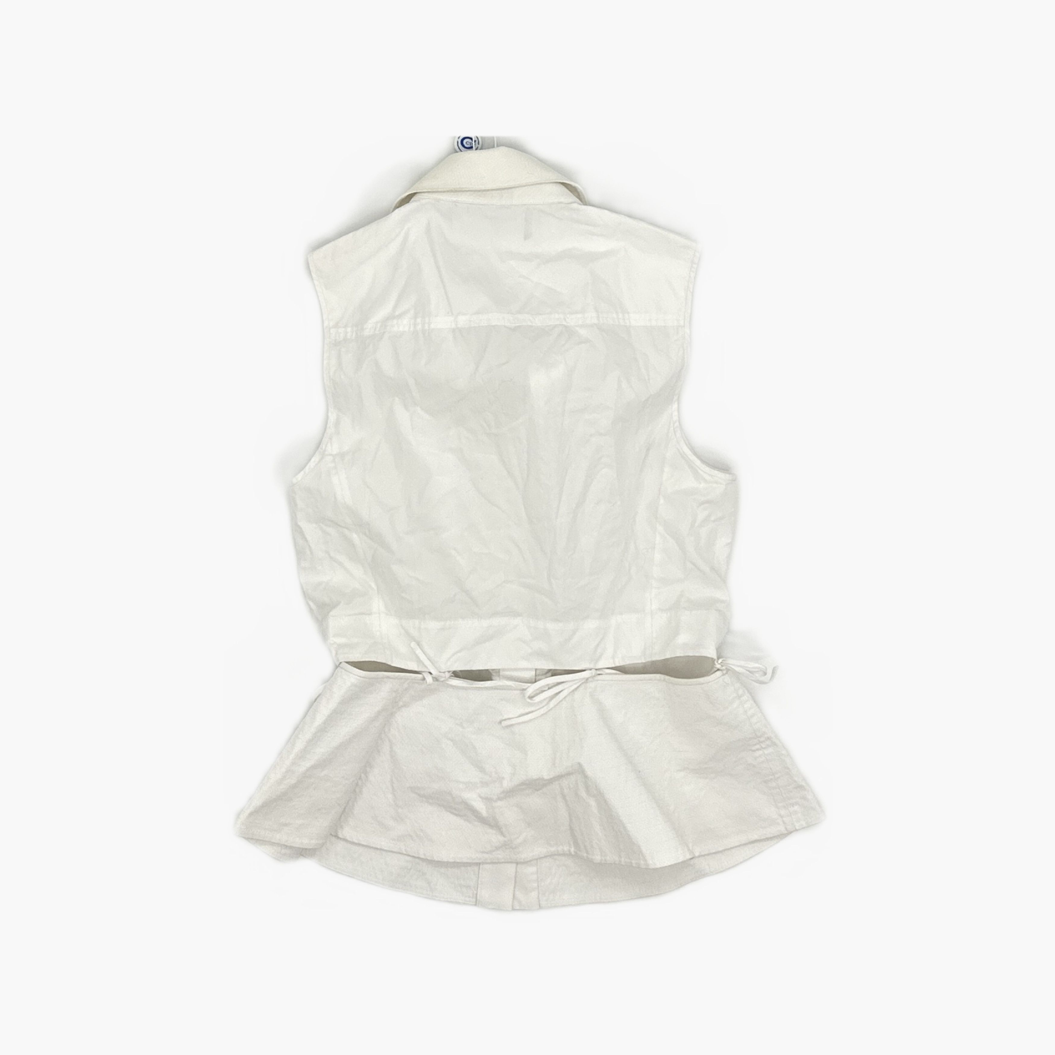 Alexander Wang Alexander Wang White Button Up Sleeveless Top Size 4 Size S / US 4 / IT 40 - 2 Thumbnail
