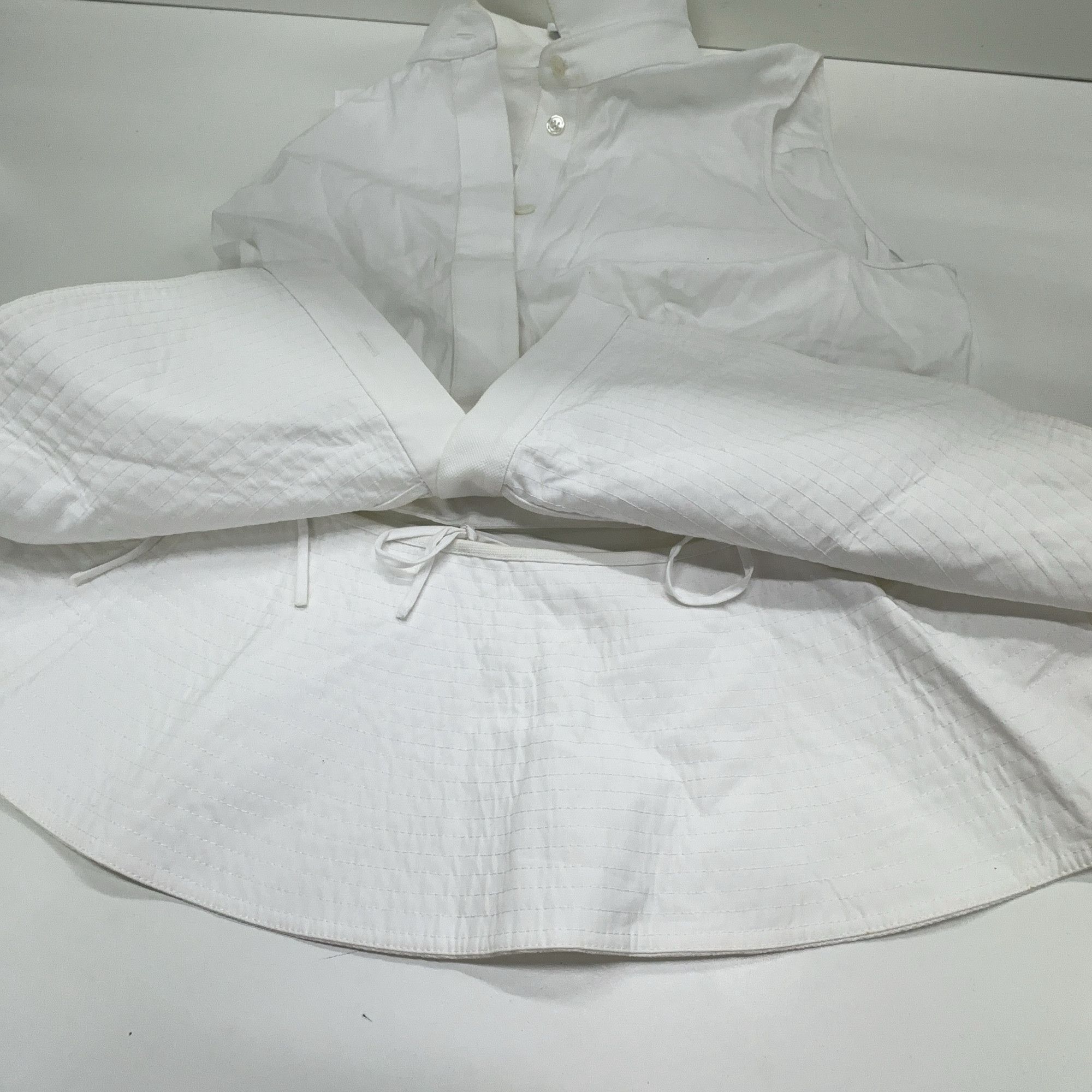 Alexander Wang Alexander Wang White Button Up Sleeveless Top Size 4 Size S / US 4 / IT 40 - 8 Thumbnail