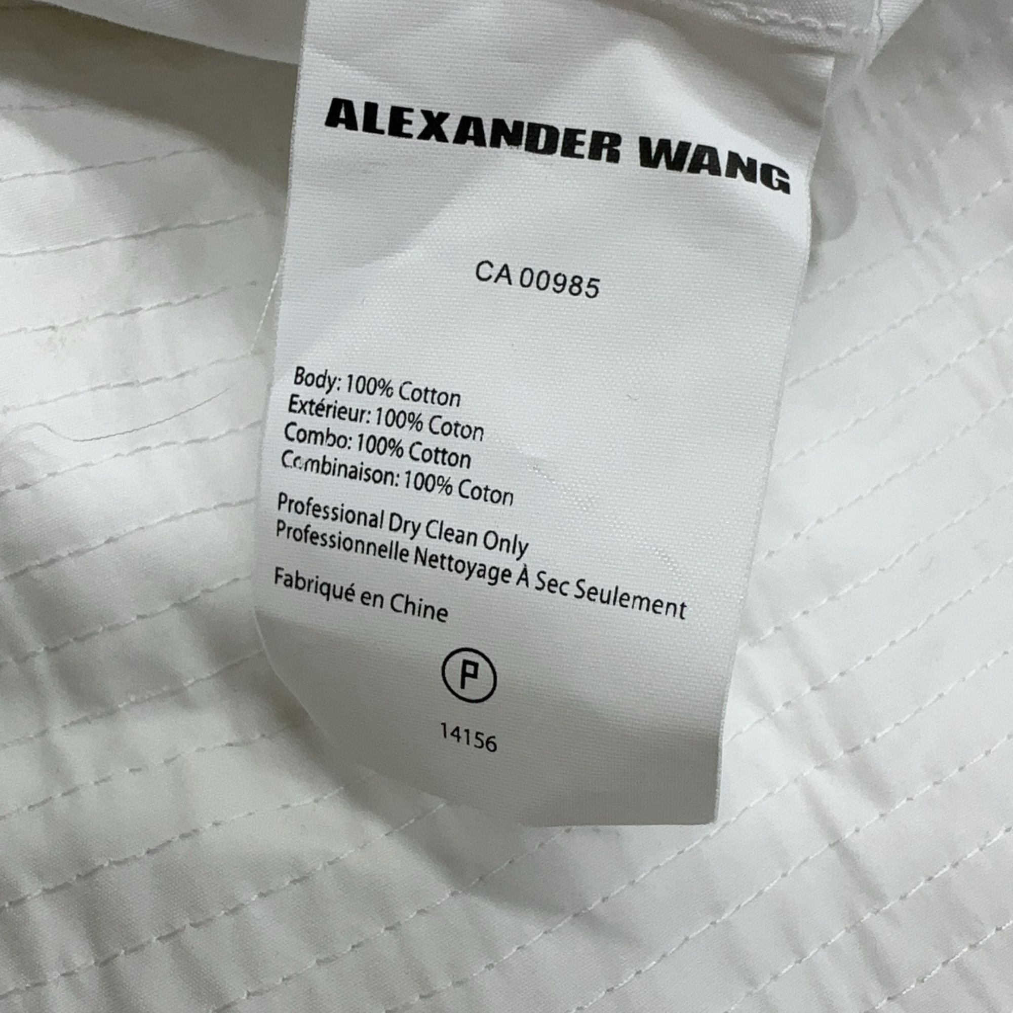Alexander Wang Alexander Wang White Button Up Sleeveless Top Size 4 Size S / US 4 / IT 40 - 4 Thumbnail