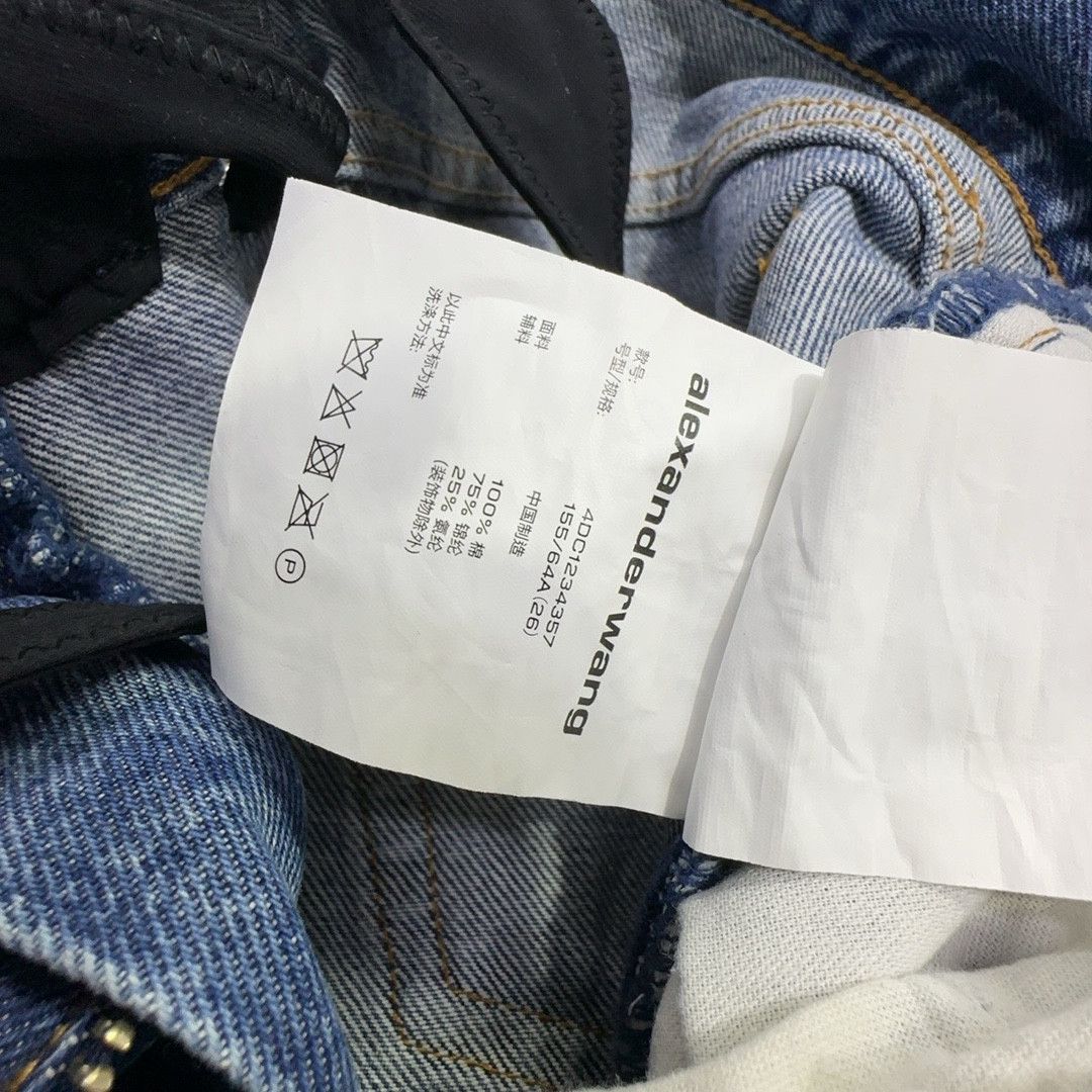 Alexander Wang Alexander Wang Thong Detail Jeans Size 26 Size 26" / US 2 / IT 38 - 3 Thumbnail