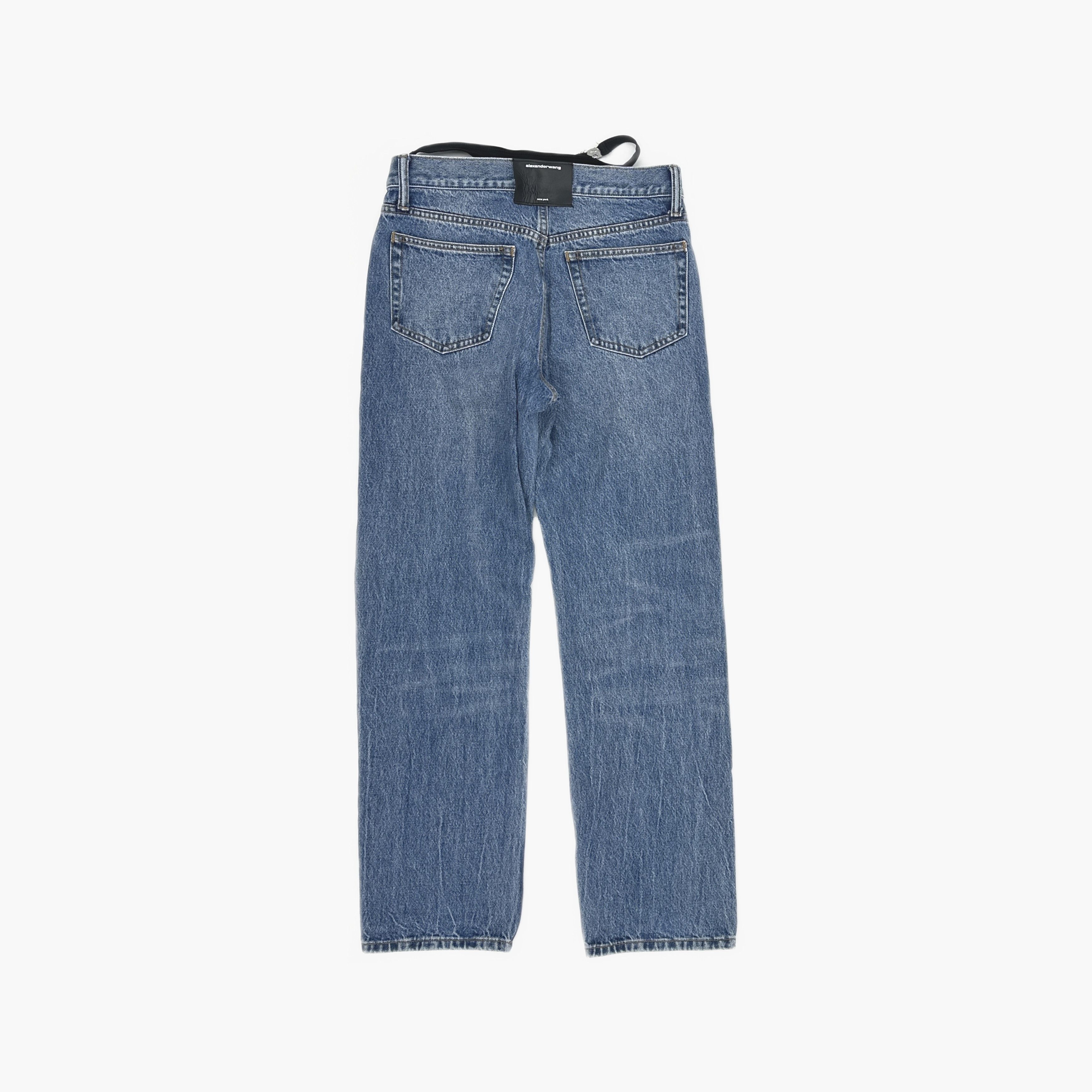 Alexander Wang Alexander Wang Thong Detail Jeans Size 26 Size 26" / US 2 / IT 38 - 2 Thumbnail