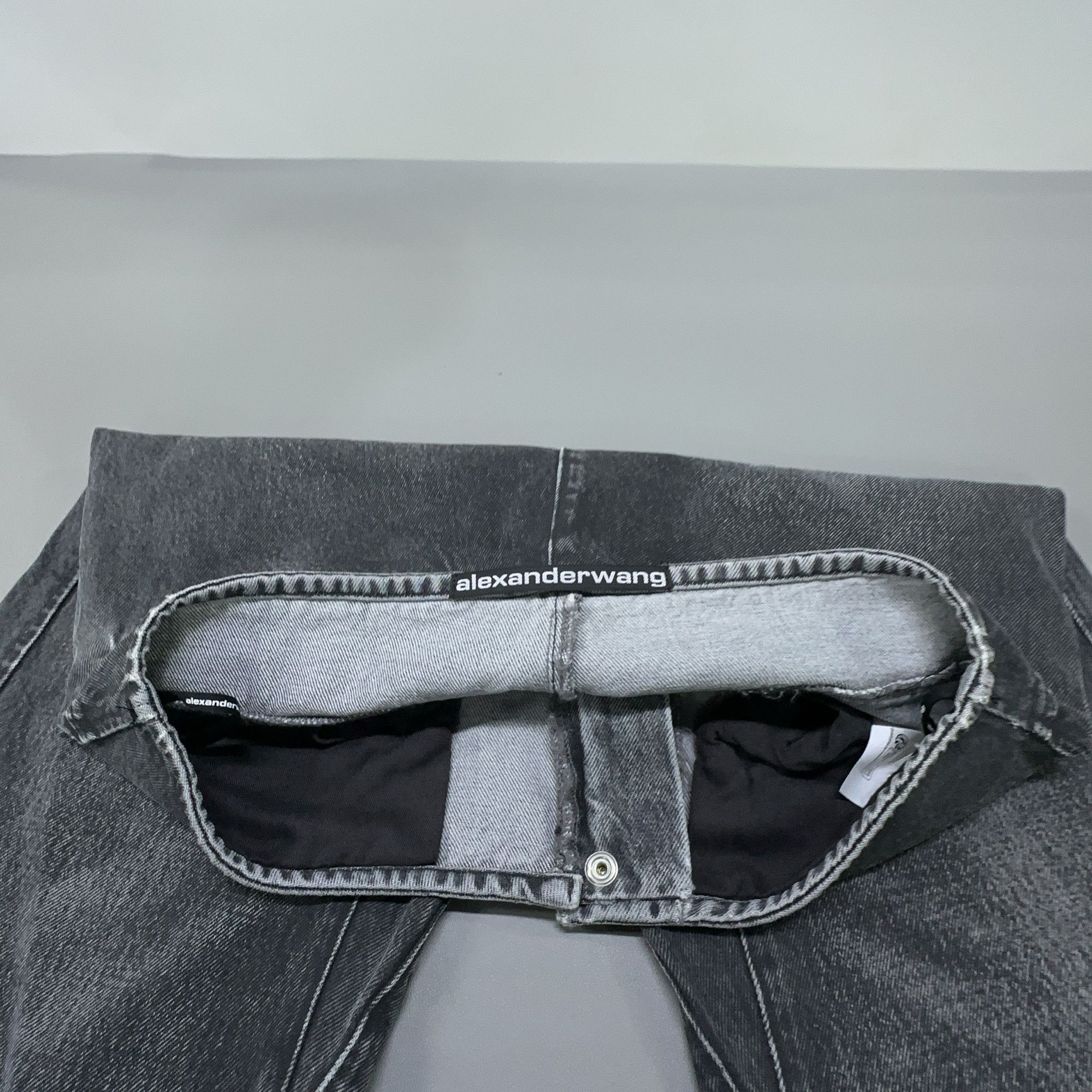 Alexander Wang Alexander Wang Washed Black Denim Jeans Size 28 Size US 28 / EU 44 - 7 Thumbnail