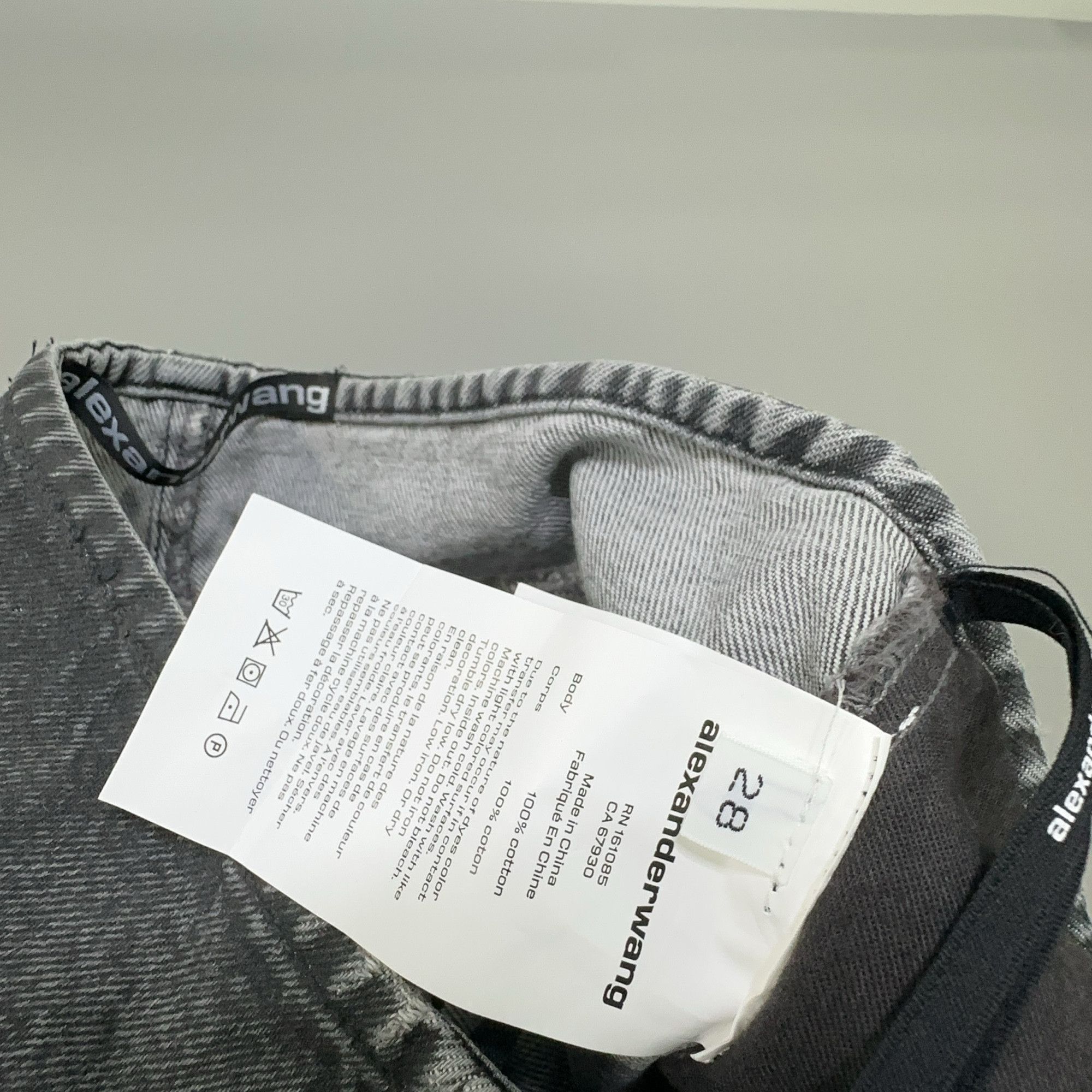 Alexander Wang Alexander Wang Washed Black Denim Jeans Size 28 Size US 28 / EU 44 - 4 Thumbnail
